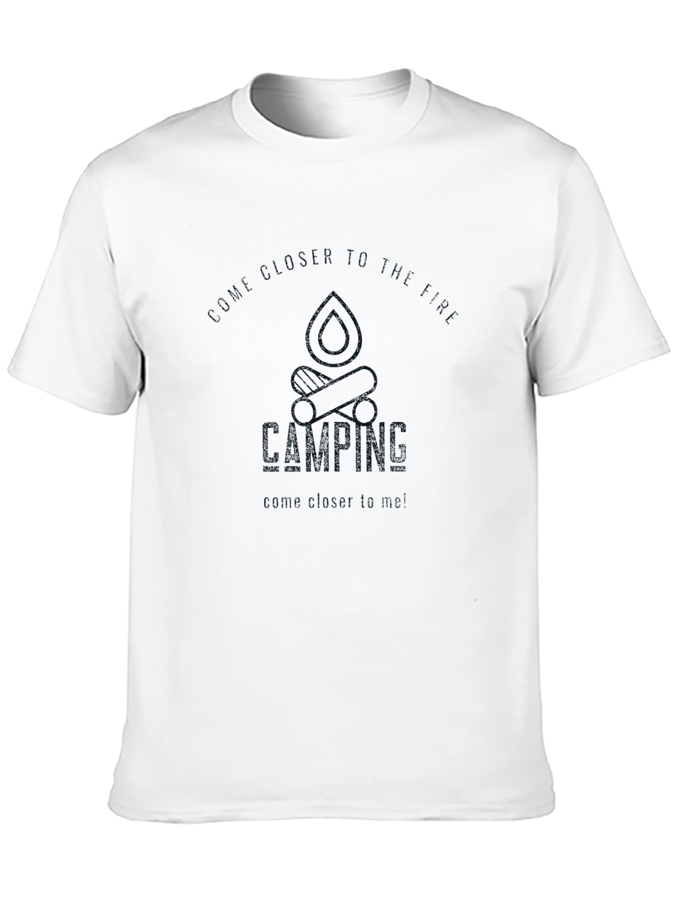 Black Camping Adventure T-Shirt - Black view 10