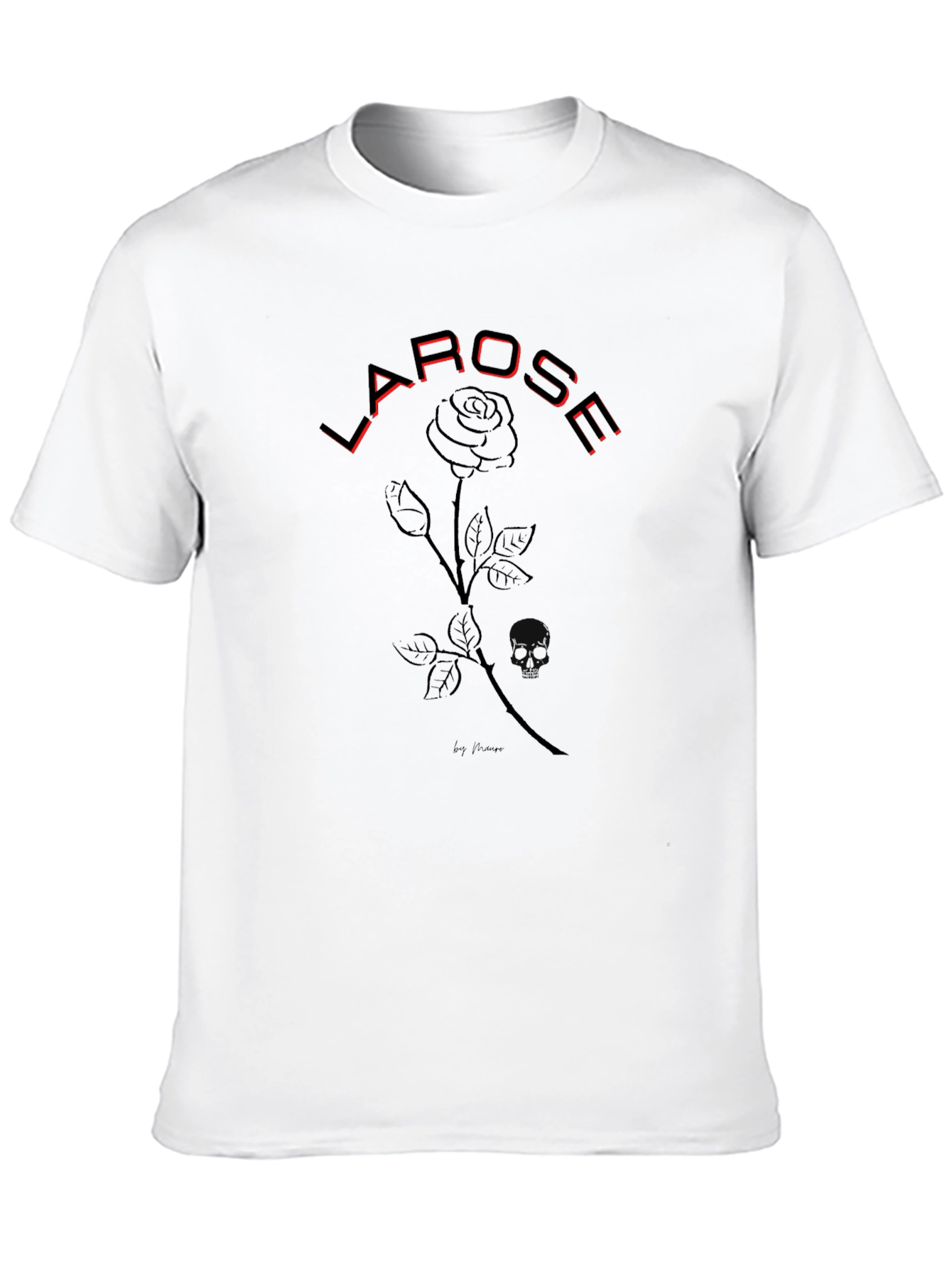 Black La Rose Graphic T-Shirt - Black view 10