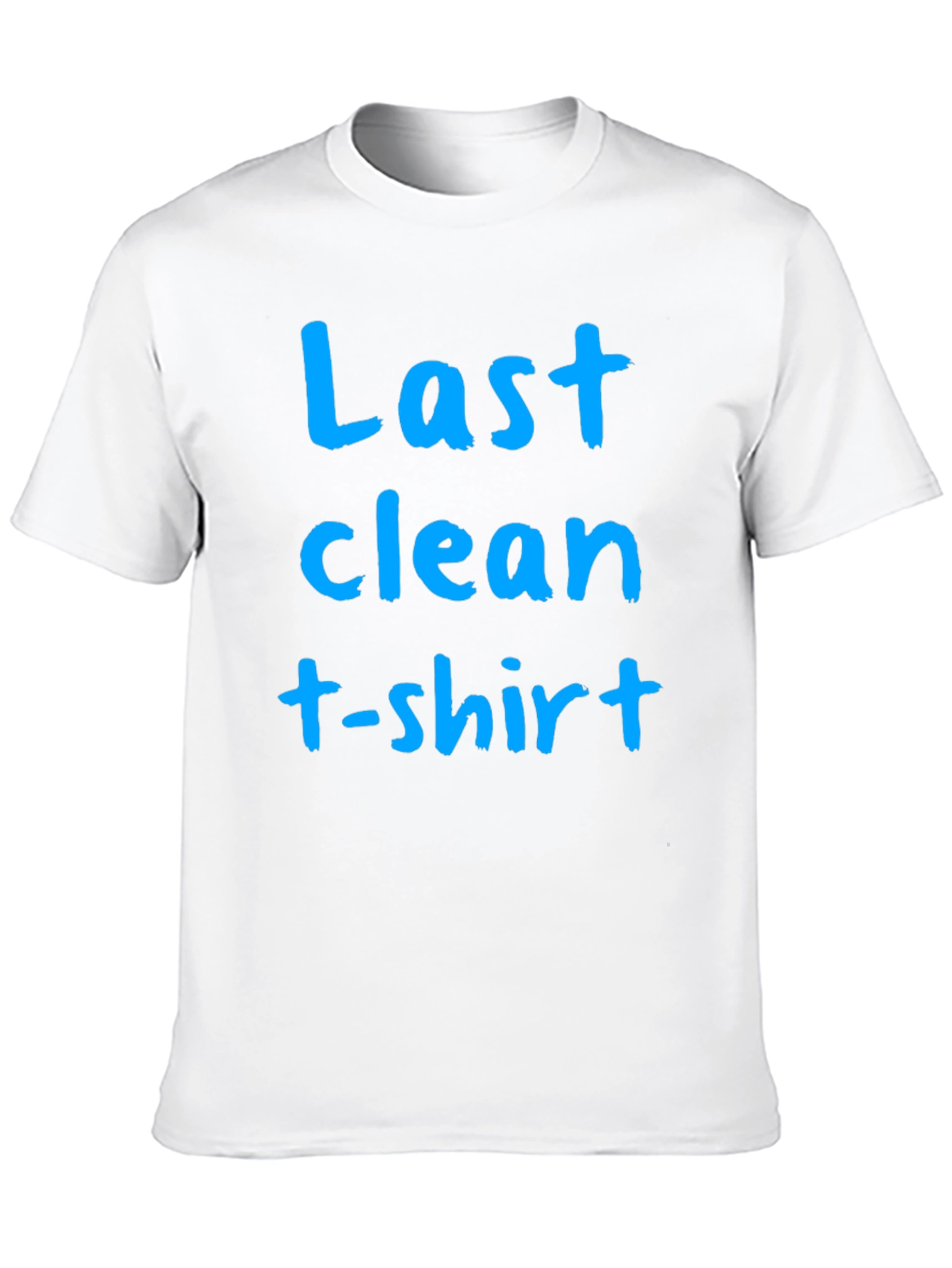 Black Last Clean T-Shirt - Funny Graphic Tee view 10