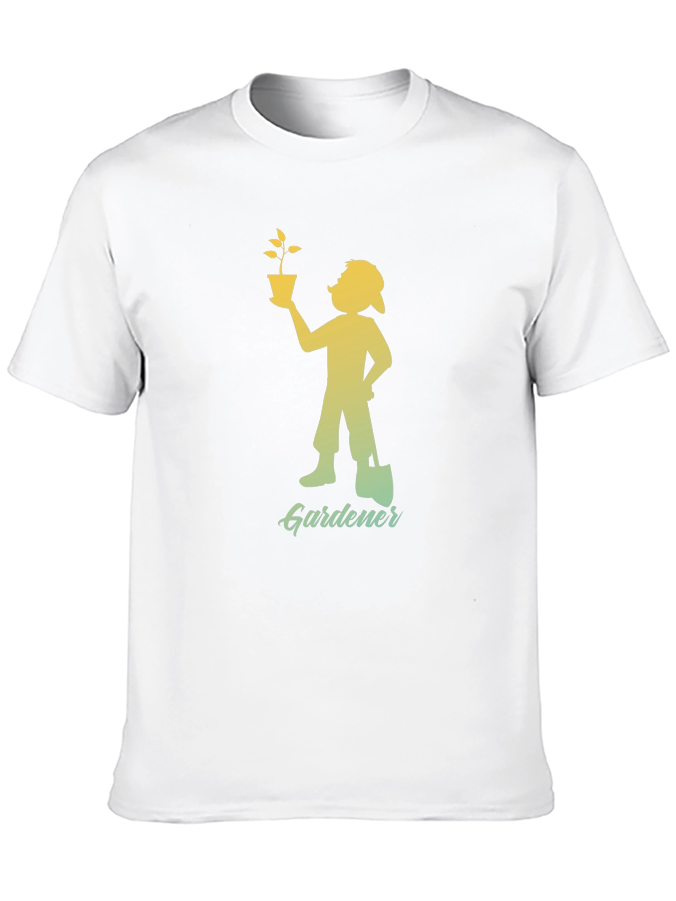 Black Gardener Graphic T-Shirt - Black Cotton Blend view 10