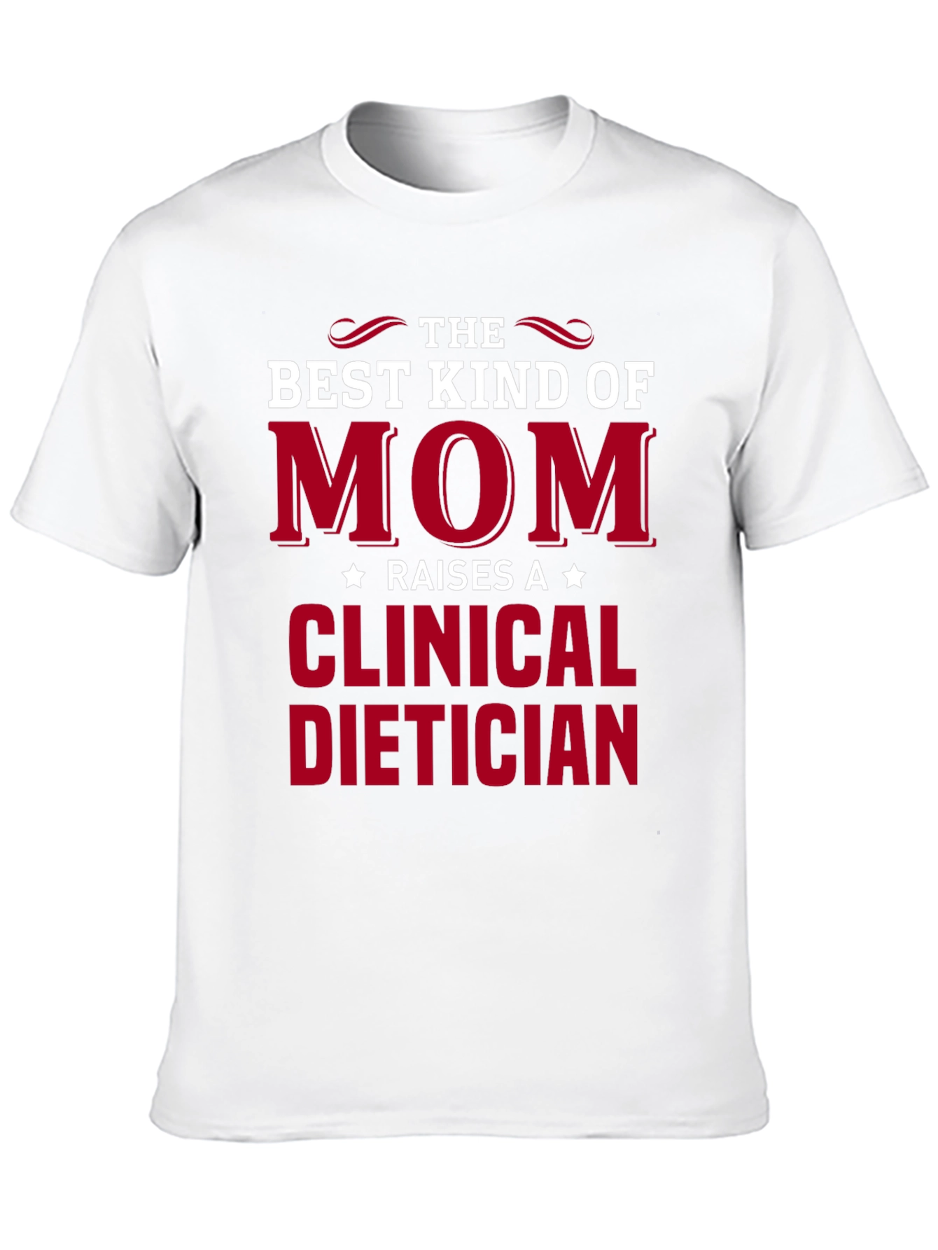 Black Best Kind of Mom Clinical Dietician T-Shirt view 10