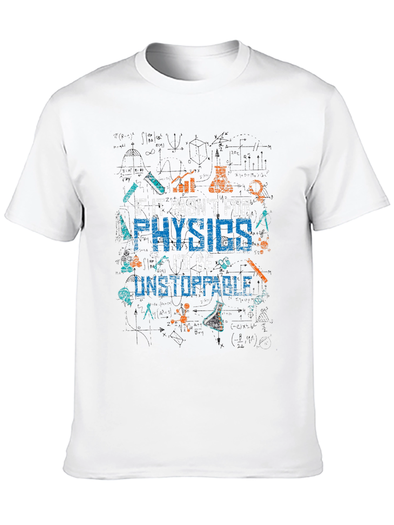 Black Physics T-Shirt - Unstoppable Science Tee view 10