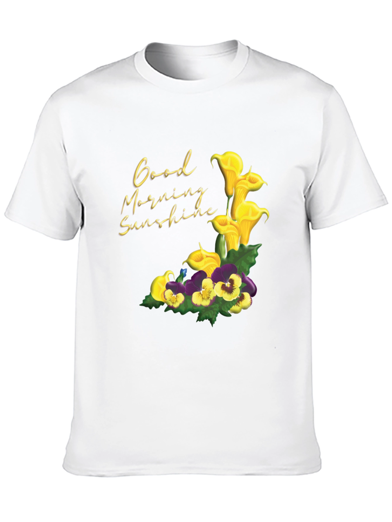 Black Sunshine Floral Graphic Tee view 10