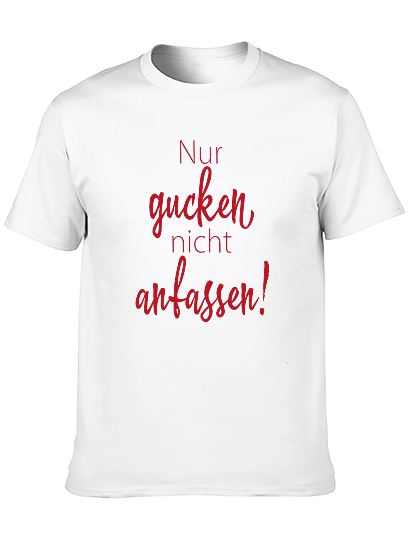 Black Nur gucken, nicht anfassen T-Shirt view 10