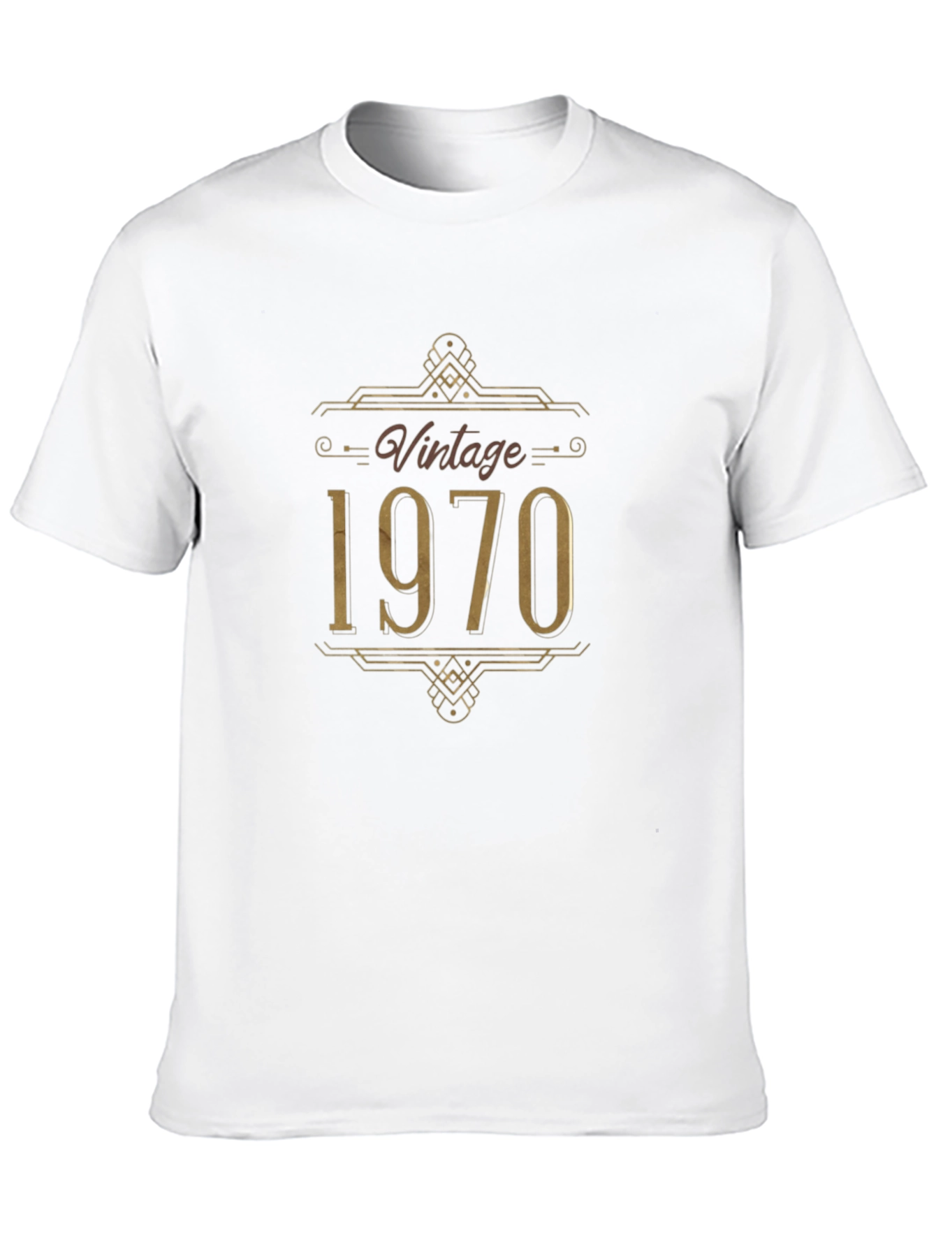 Black Vintage 1970 T-Shirt - Retro Birthday Gift view 10