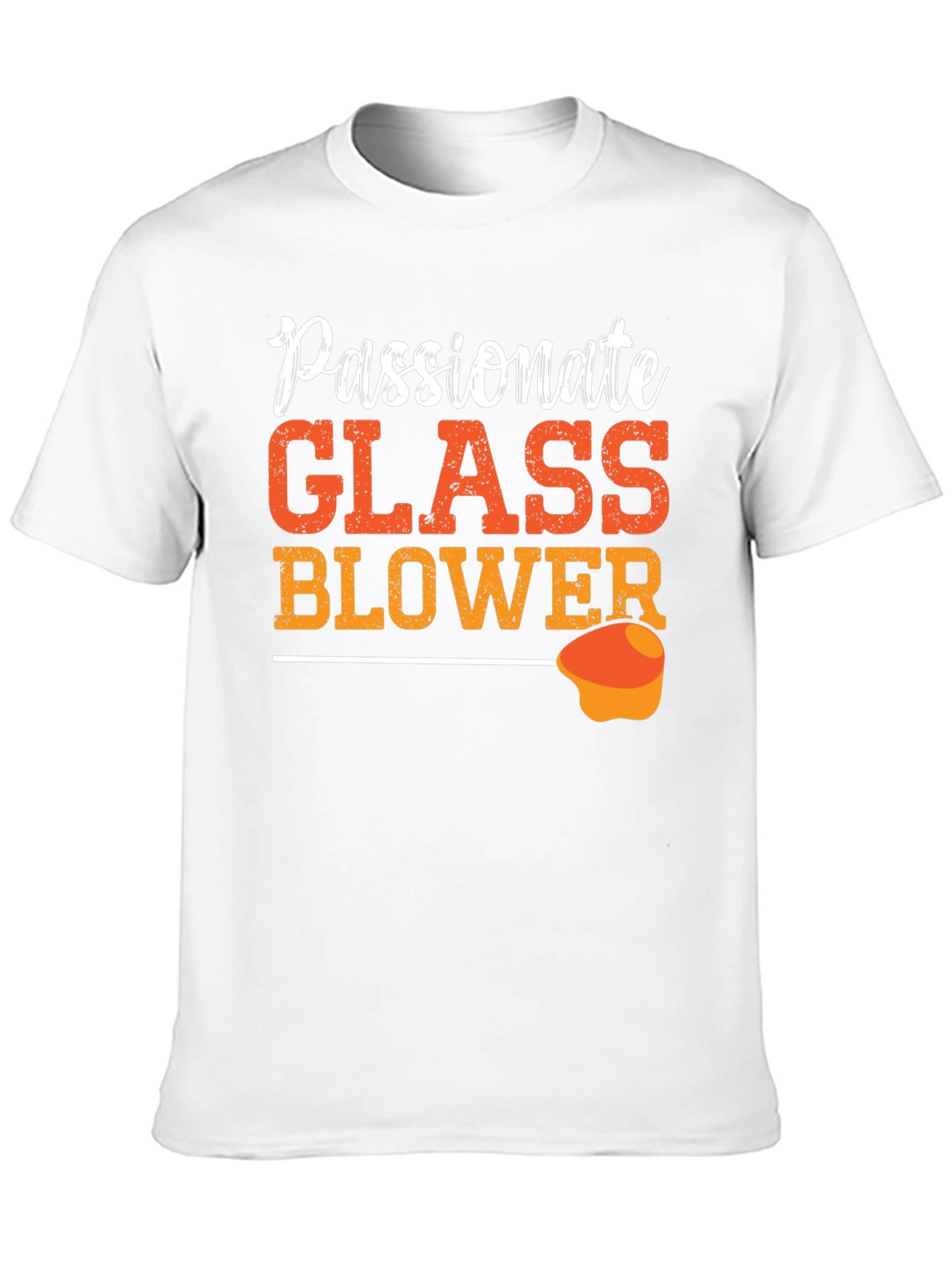 Black Passionate Glass Blower Graphic T-Shirt view 10