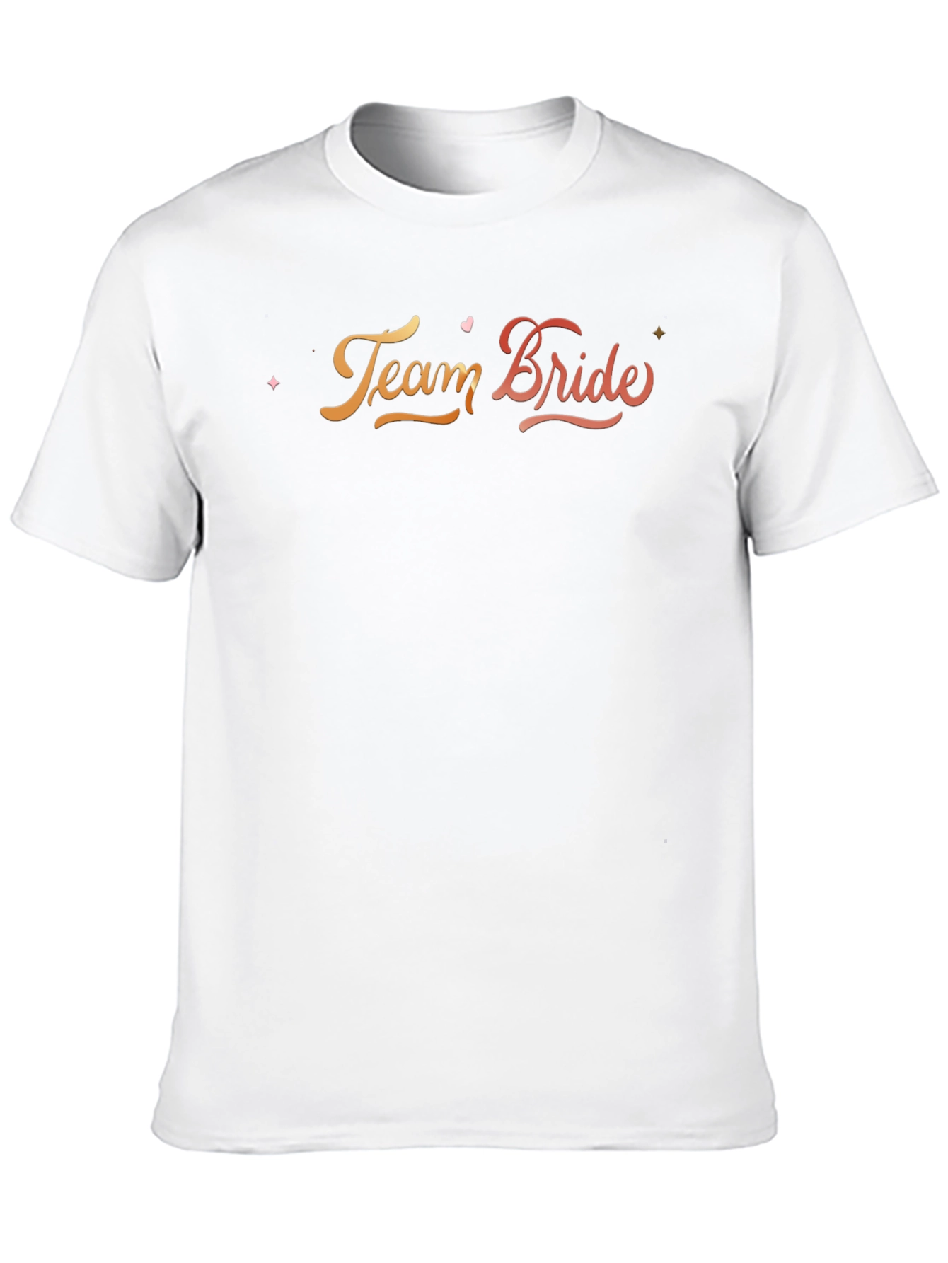 Black Team Bride Crew Neck T-Shirt view 10