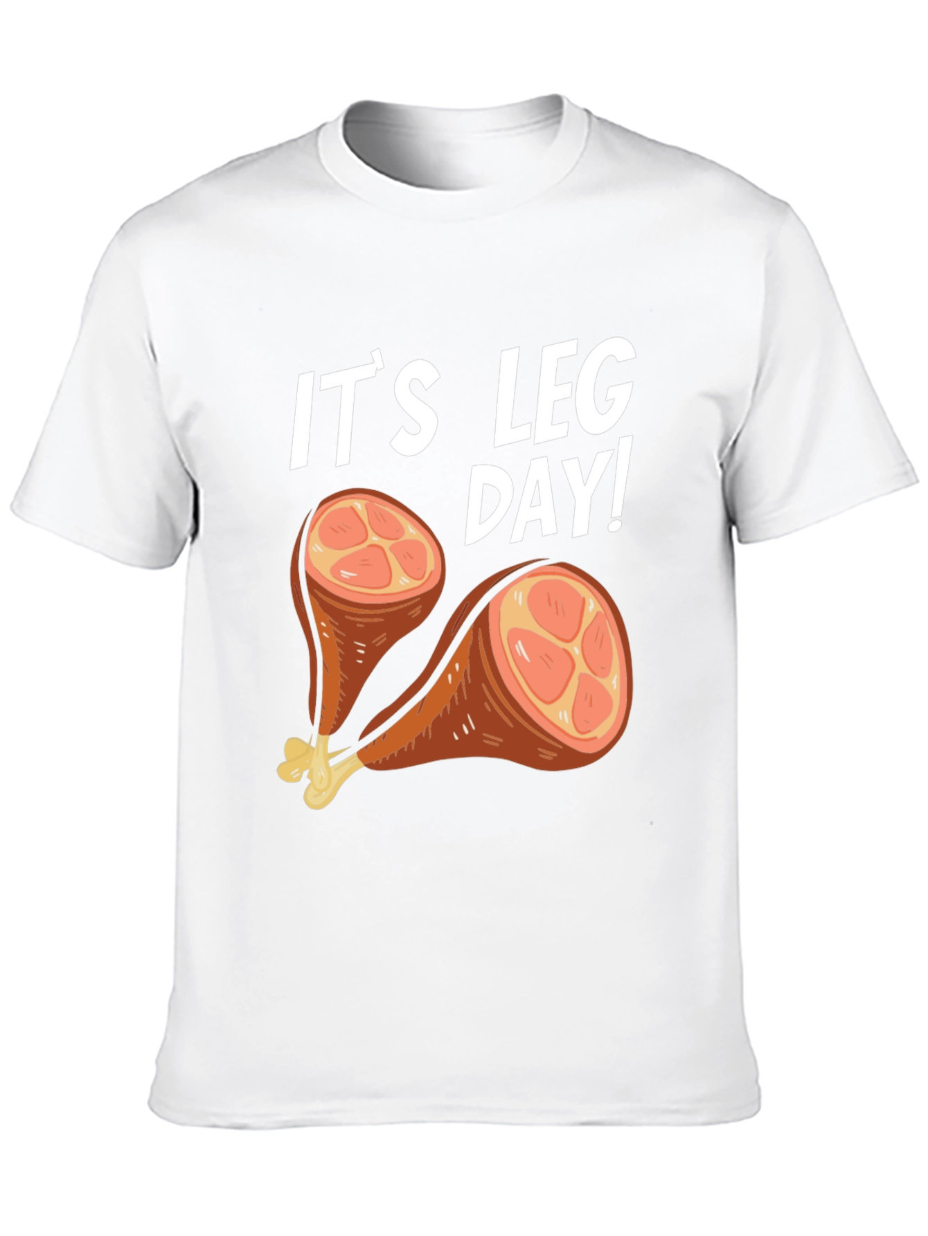 Black It's Leg Day Turkey Humor T-Shirt view 10