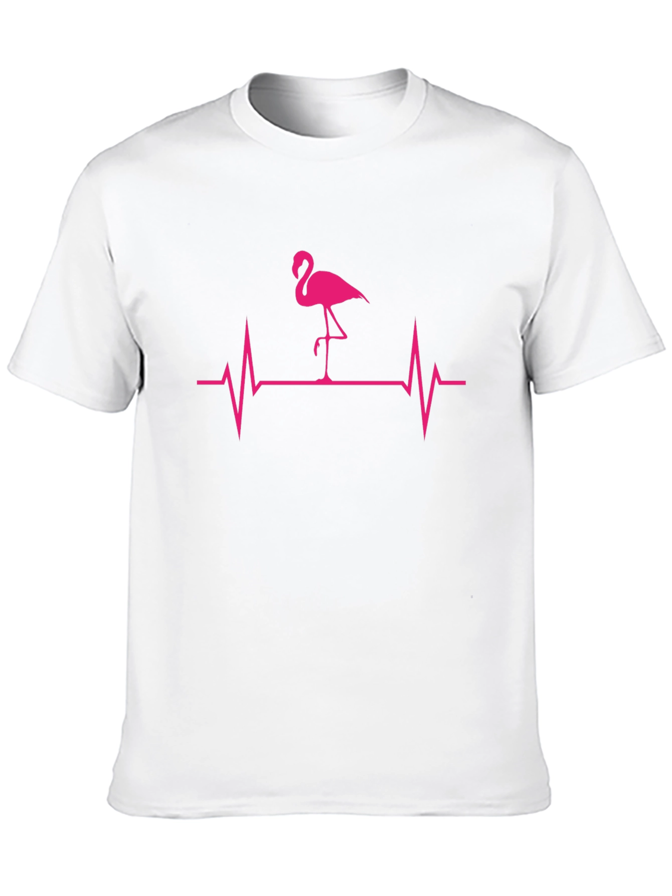 Black Flamingo Heartbeat Graphic Tee view 10