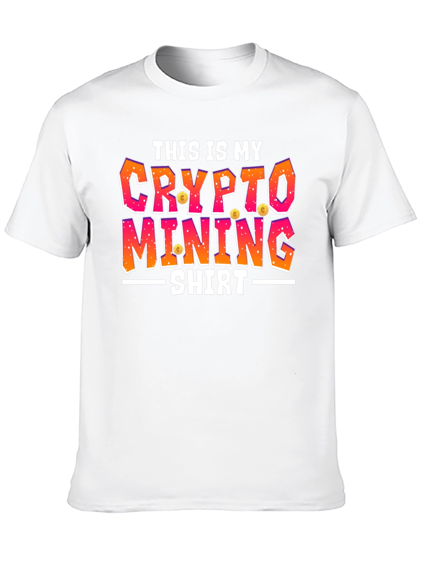 Black Crypto Mining Shirt - Funny Bitcoin T-Shirt view 10