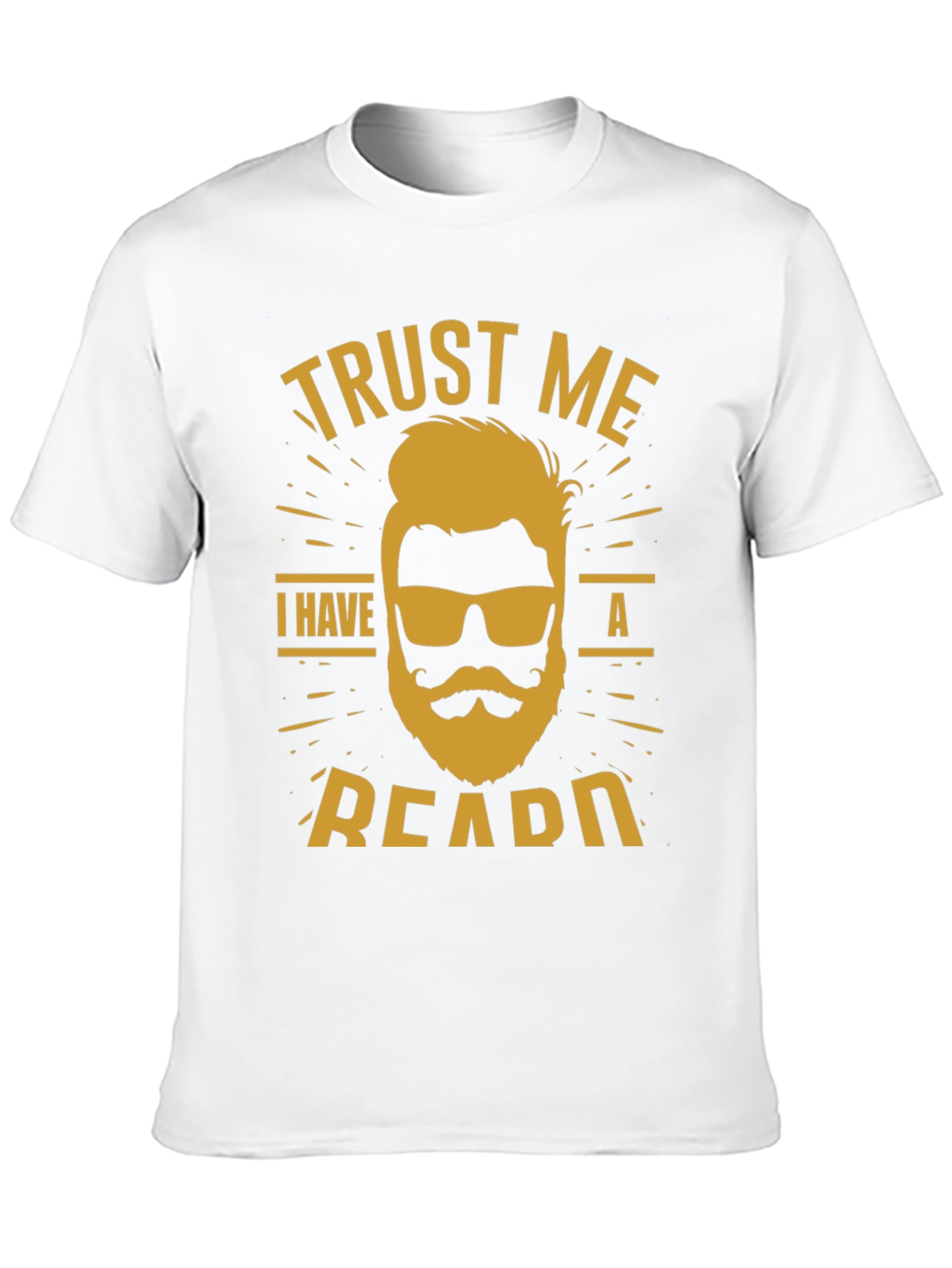 Black Trust Me I Have a Beard T-Shirt view 10