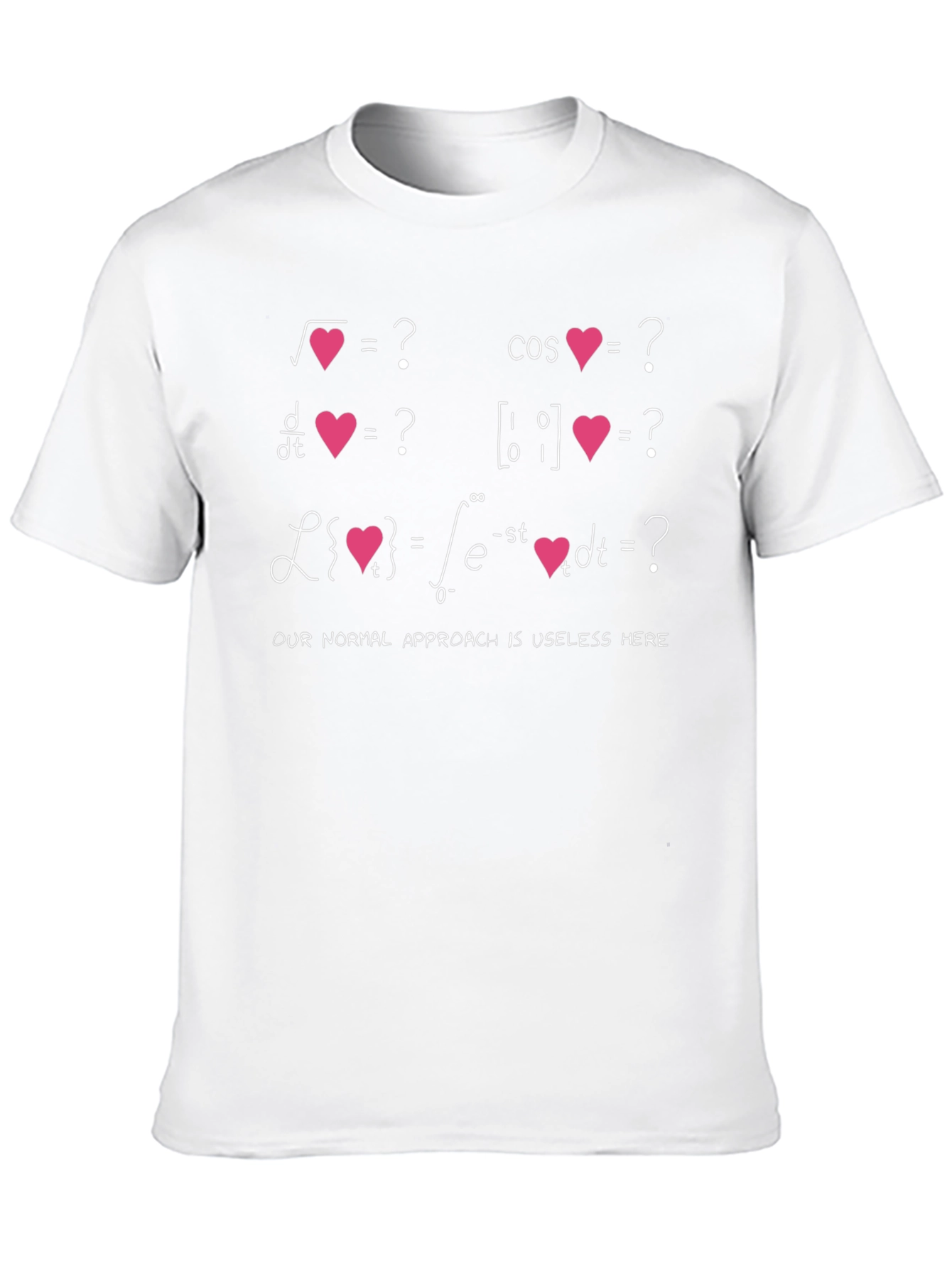 Black Math of Love Black T-Shirt Funny Equations Valentine's Gift view 10