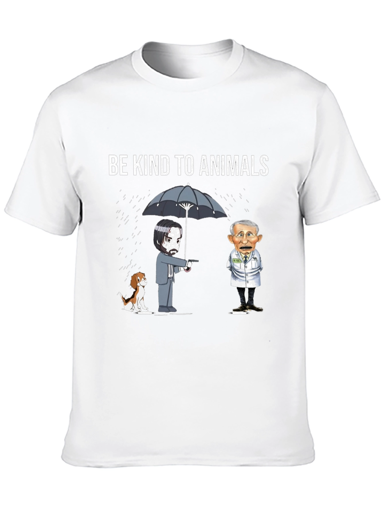 Black Be Kind to Animals T-Shirt - John Wick Style view 10