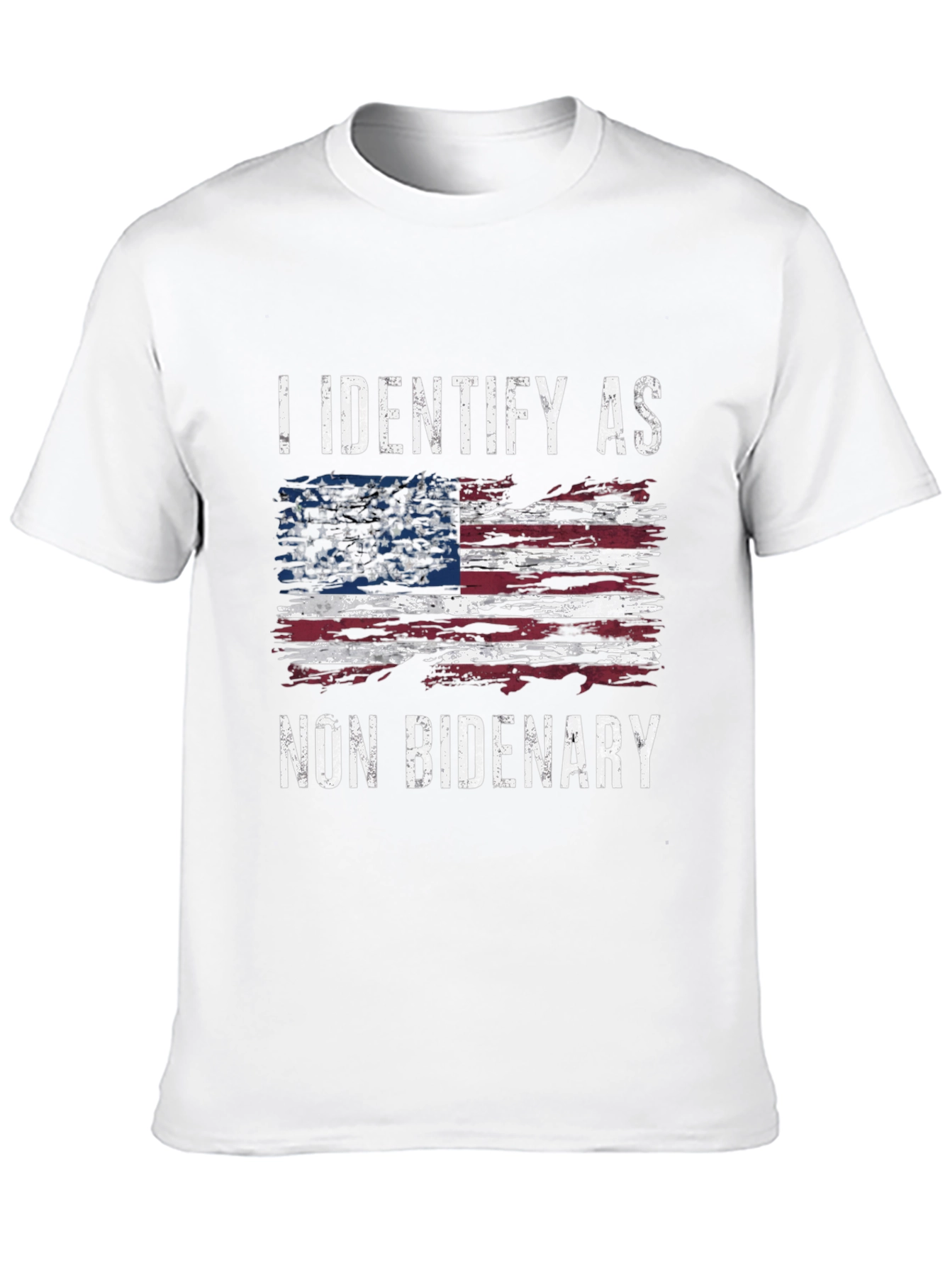 Black Non Bidenary T-Shirt - Political Humor view 10