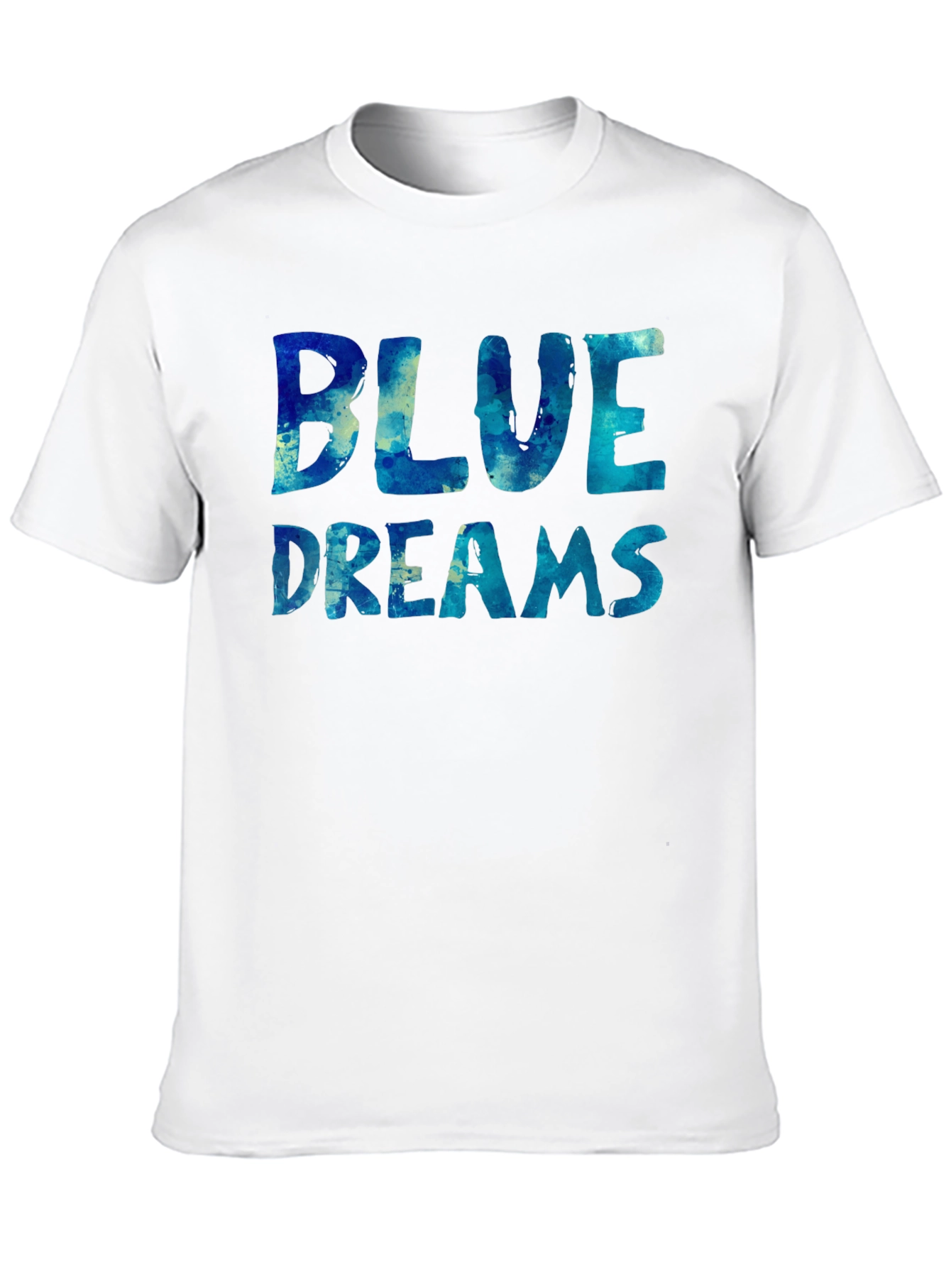 Black Blue Dreams Graphic T-Shirt view 10