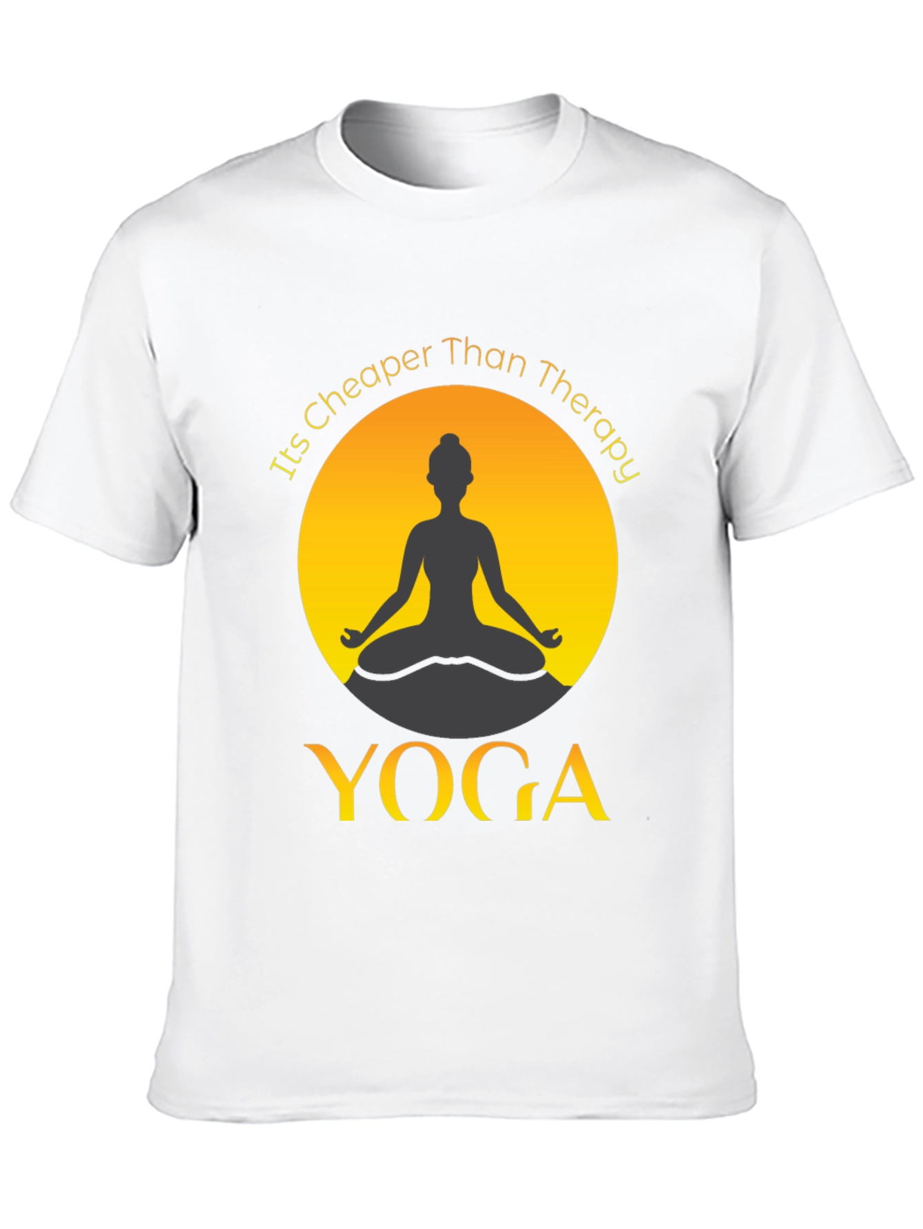 Yoga Cheaper Than Therapy T-Shirt - Relax & Save - 10