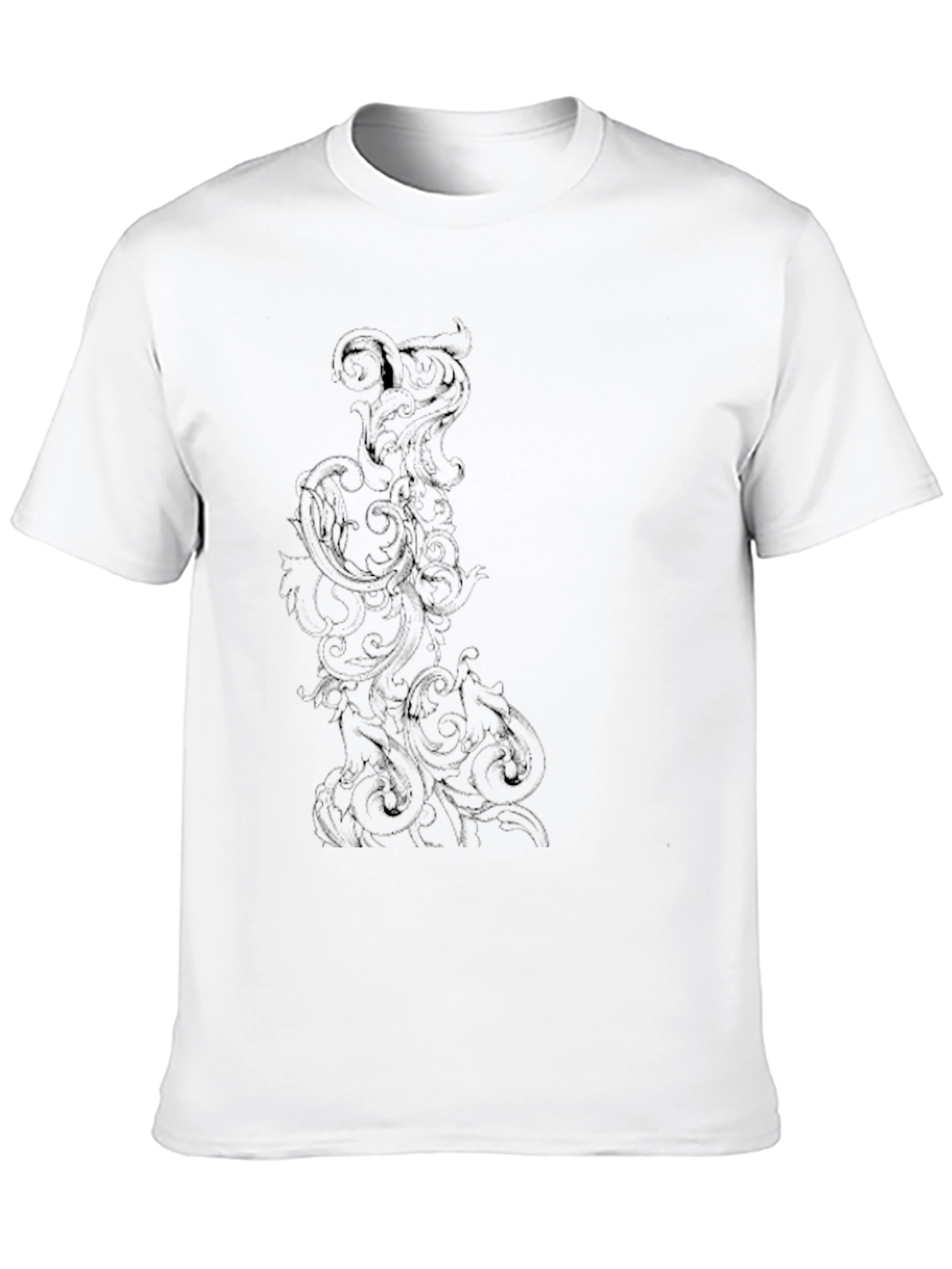 Black Black Graphic Tee - Modern Style view 10