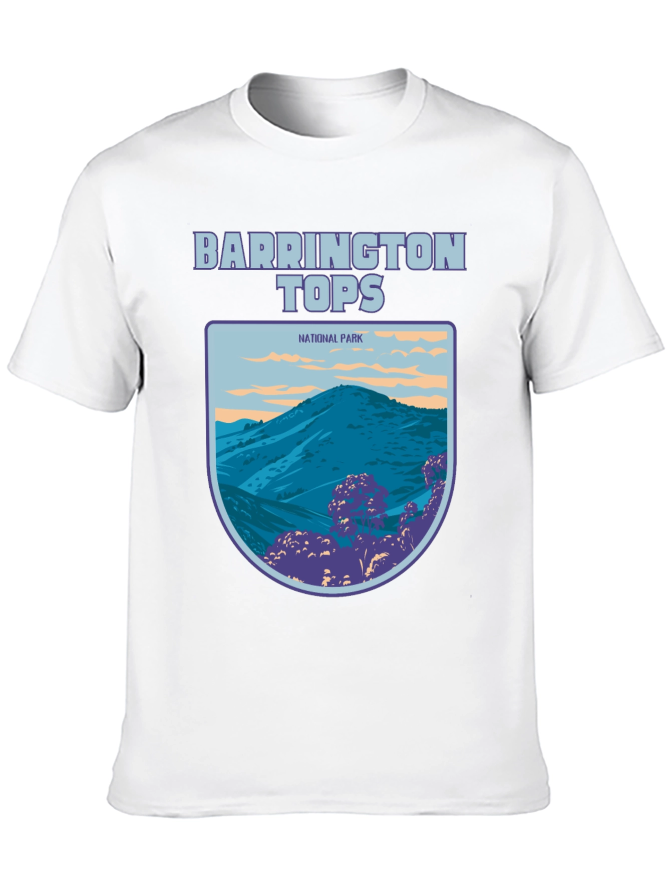 Black Barrington Tops National Park Graphic Tee view 10