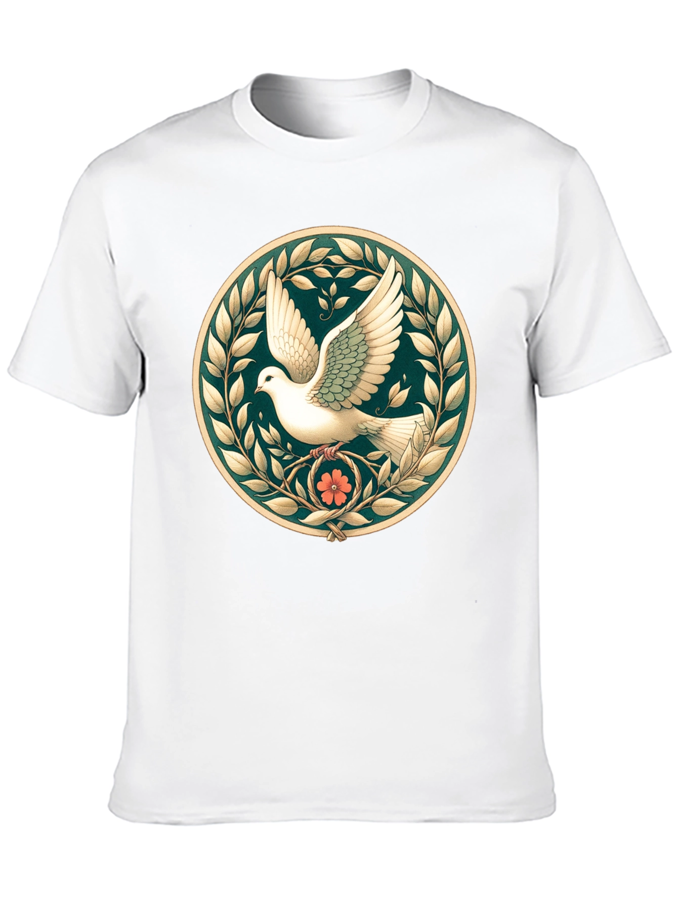 Black Dove & Laurel Graphic Tee - Peaceful Elegance view 10
