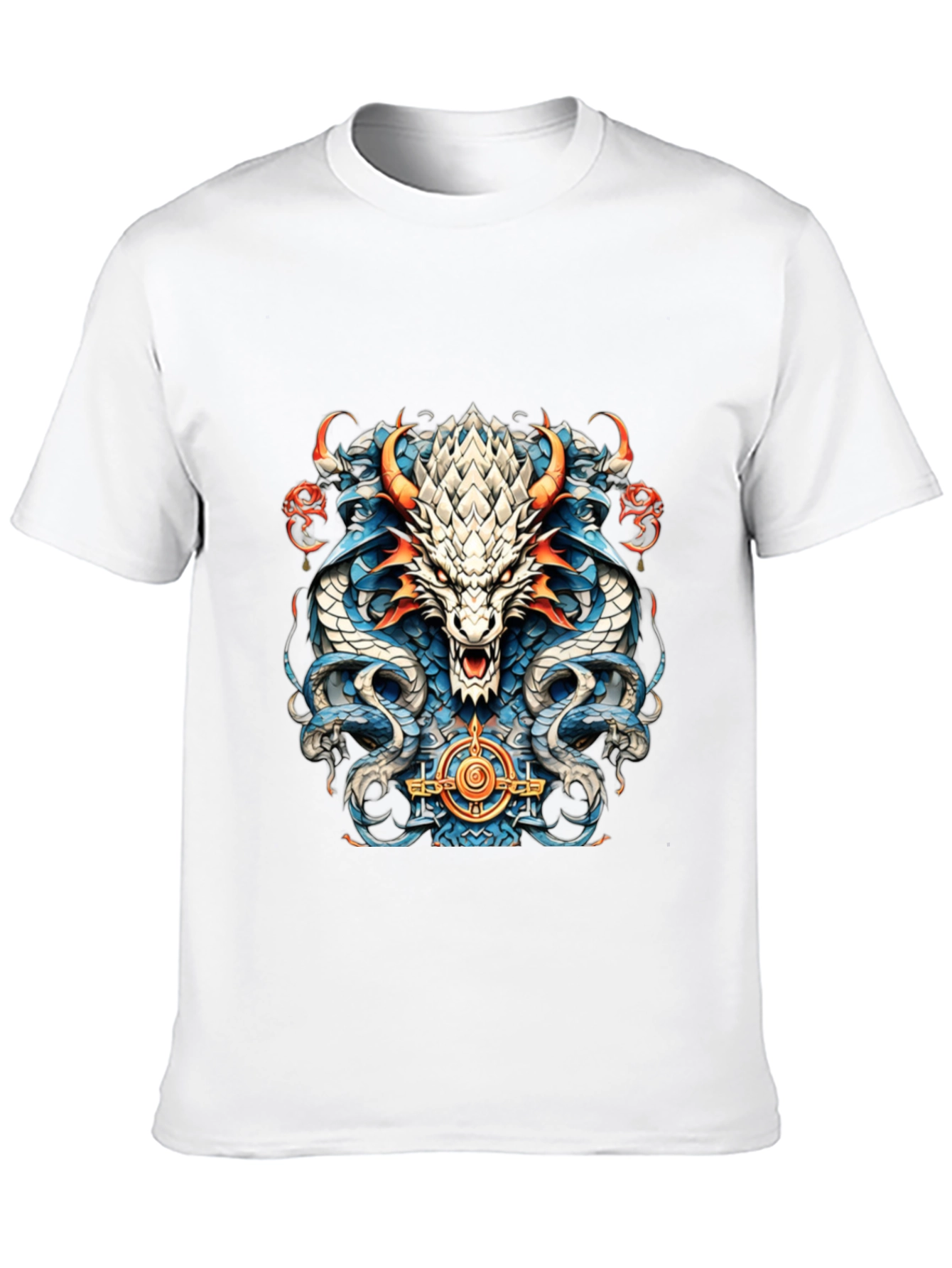 Black Dragon Graphic T-Shirt - Men's Black Tee view 10