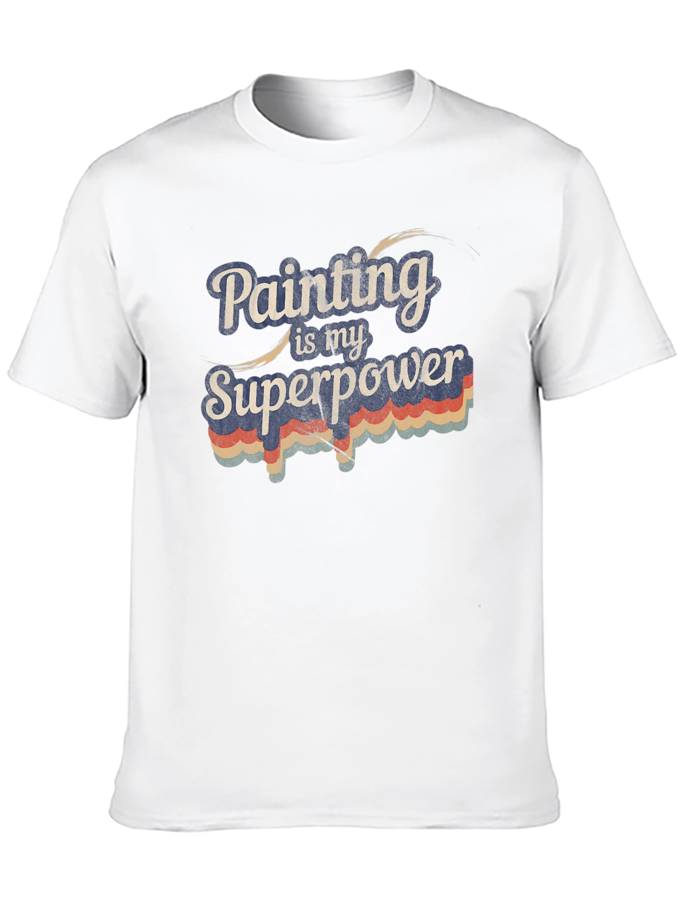 Black Painting is my Superpower Graphic Tee view 10