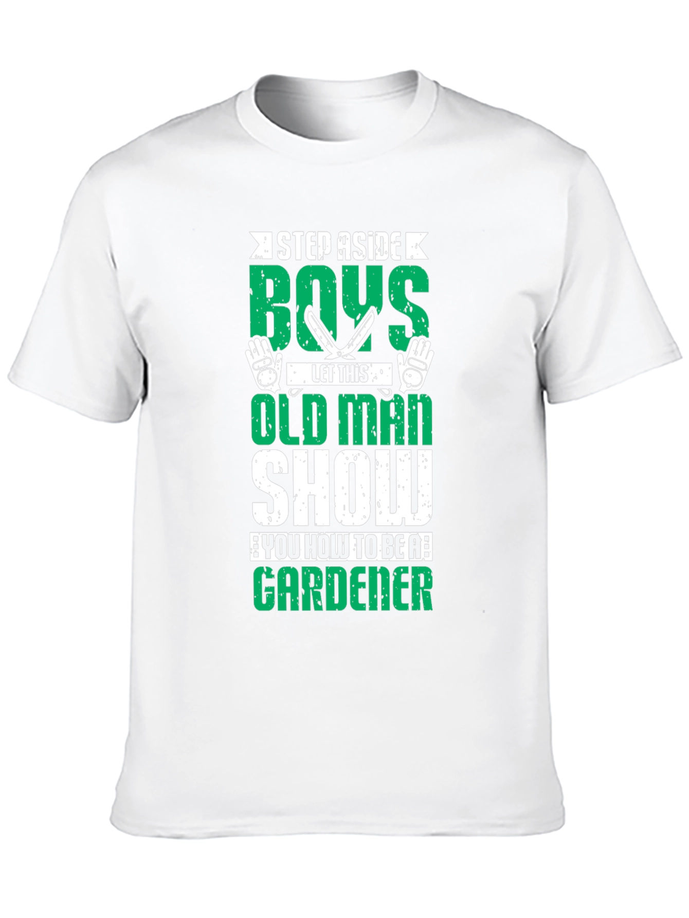 Gardener Old Man Graphic T-Shirt - 10