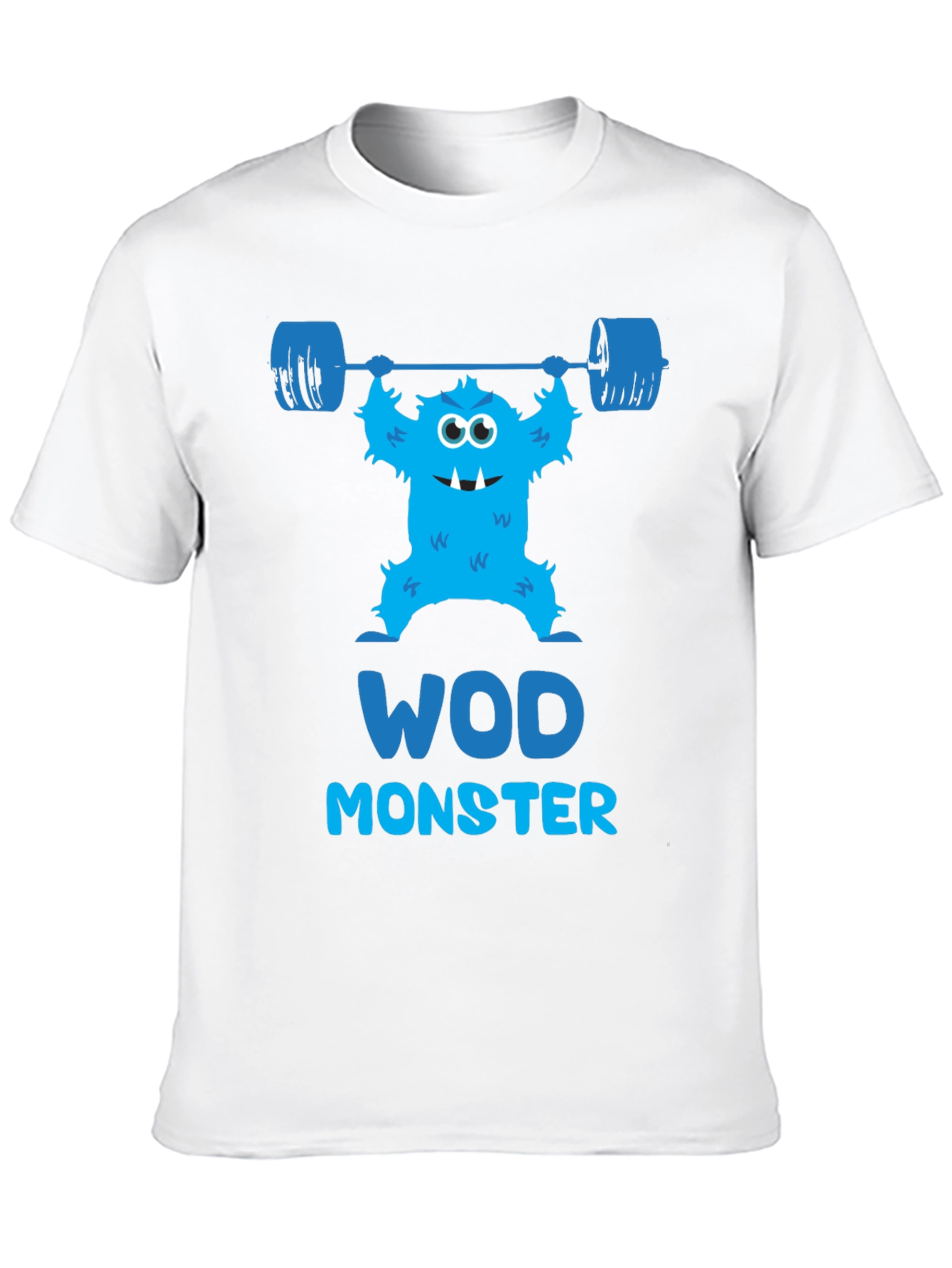 Black WOD Monster Black T-Shirt view 10