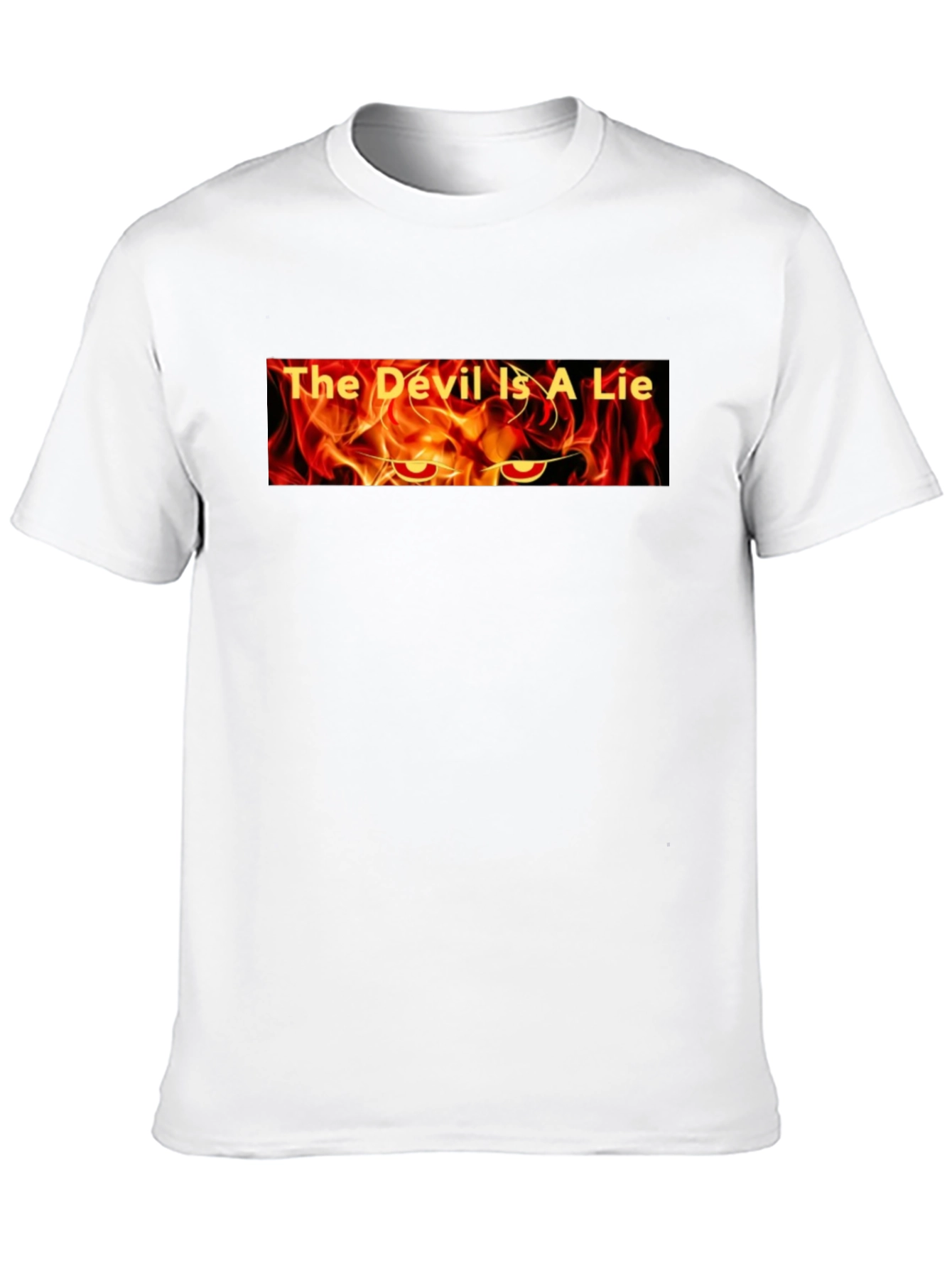 Black The Devil is a Lie Graphic Tee view 10