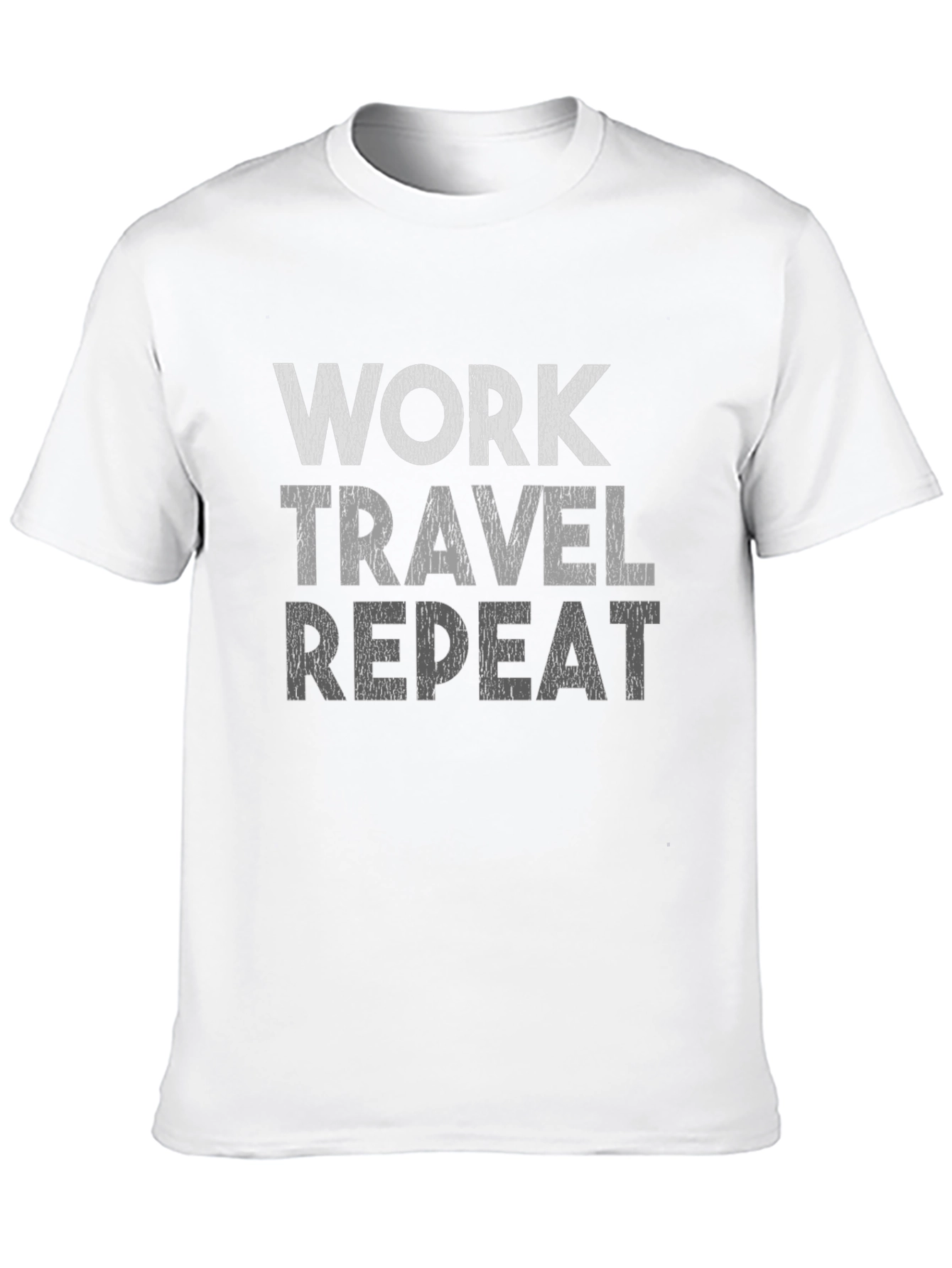 Black Work Travel Repeat Graphic Tee view 10