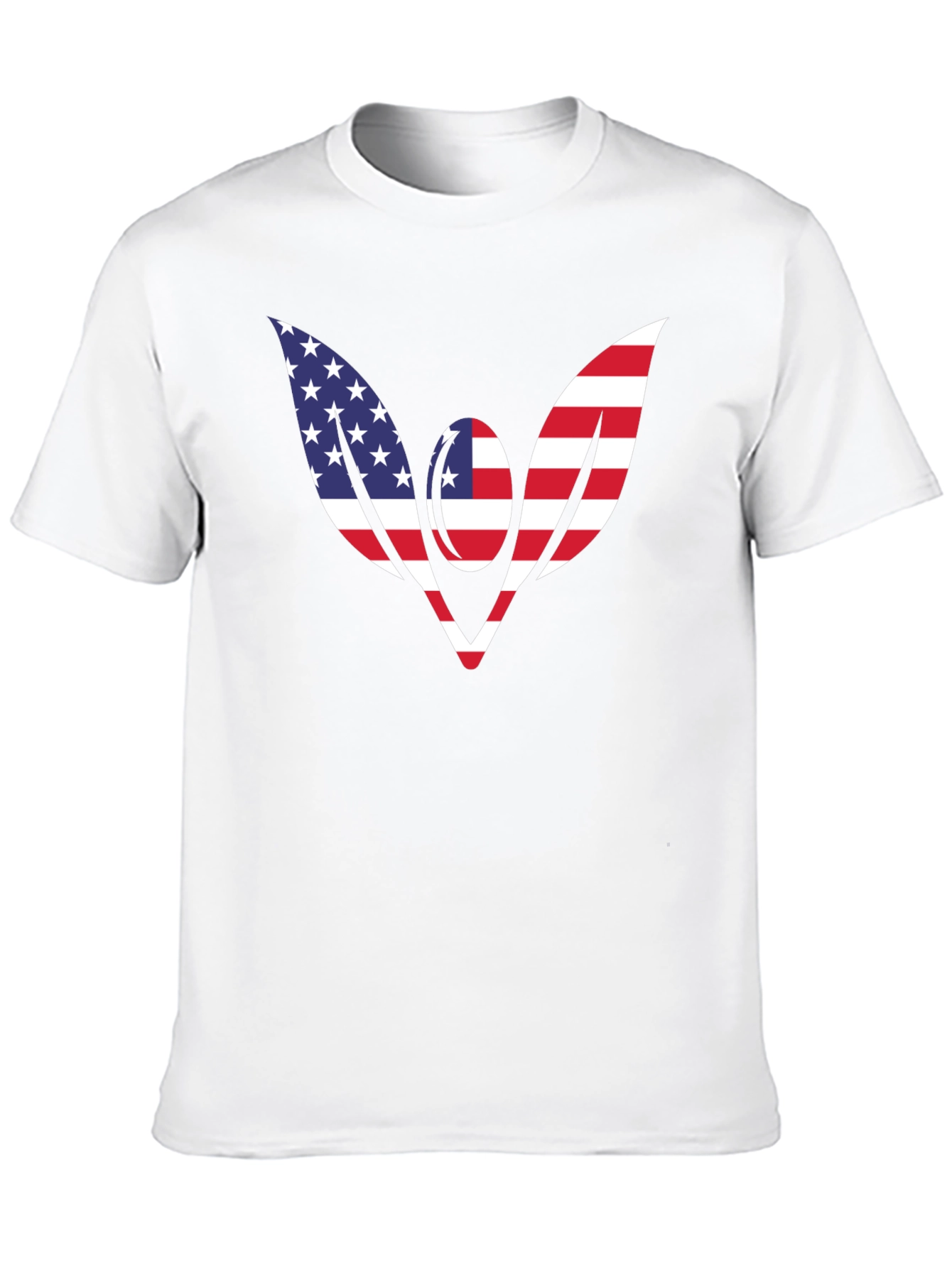 Black American Flag Wings T-Shirt - Patriotic Tee view 10