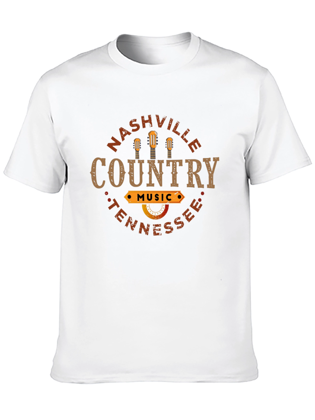 Black Nashville Country Music T-Shirt view 10