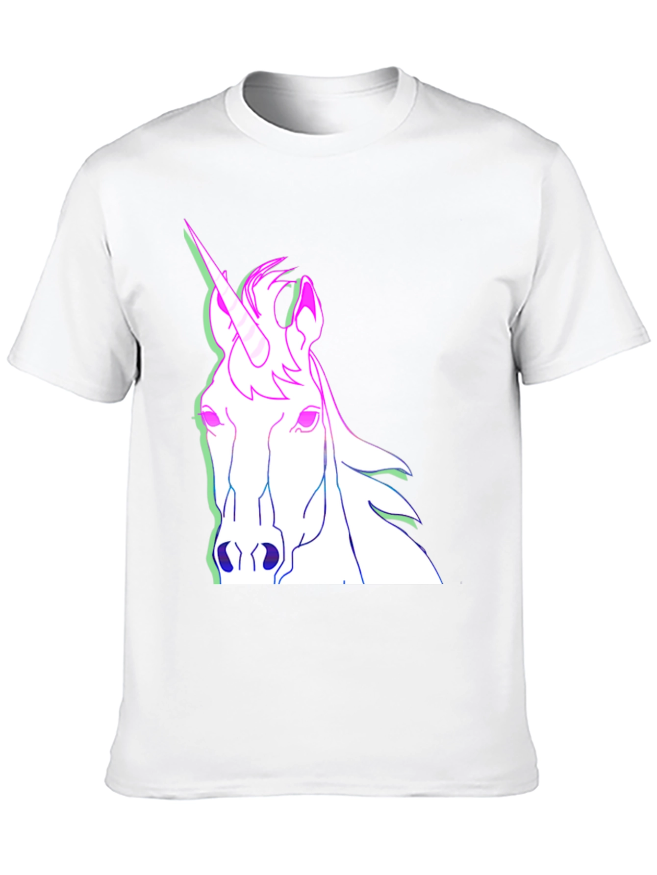 Black Unicorn Graphic Tee - Men's Black T-Shirt view 10