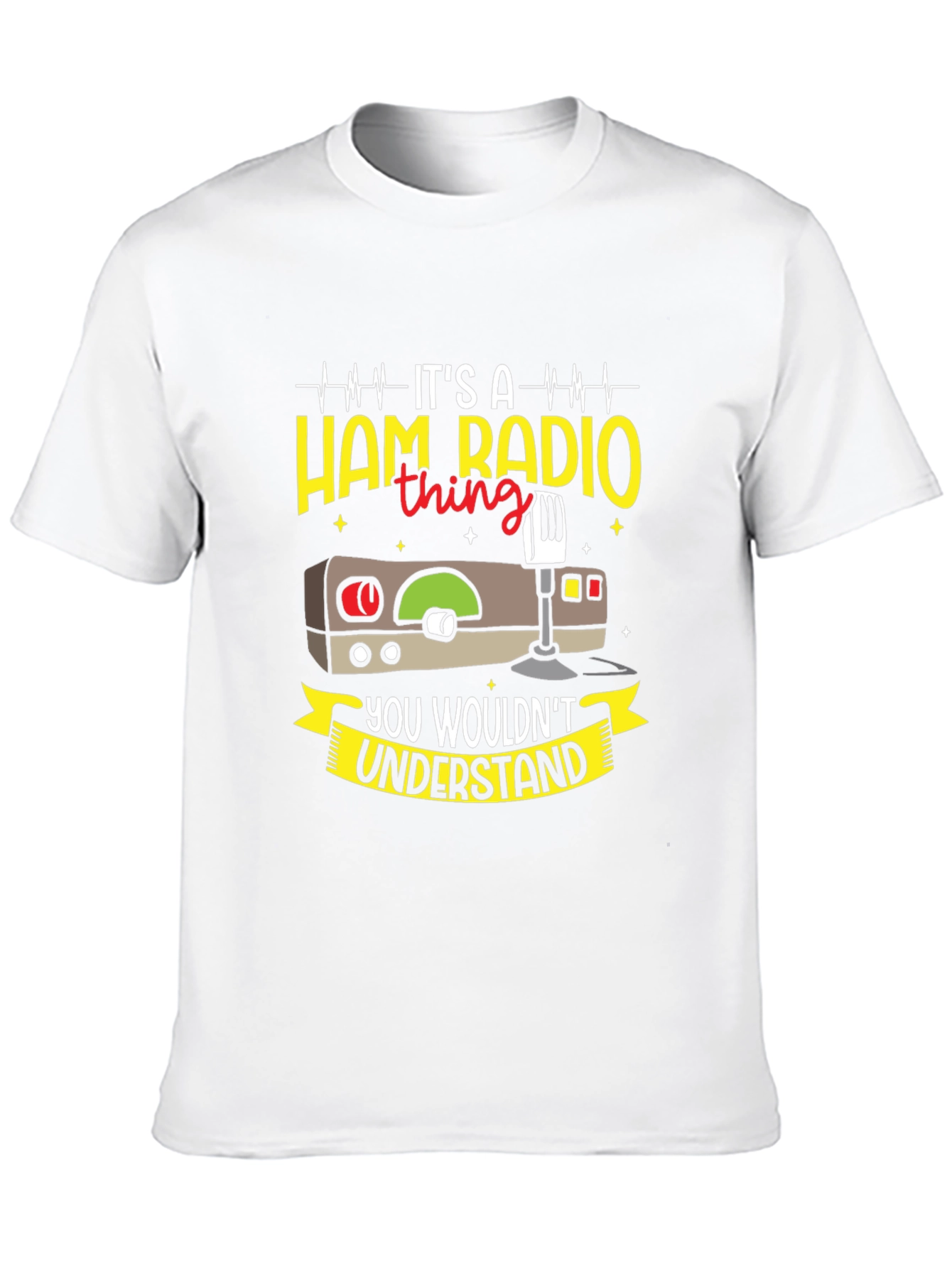 Black Ham Radio Thing T-Shirt view 10