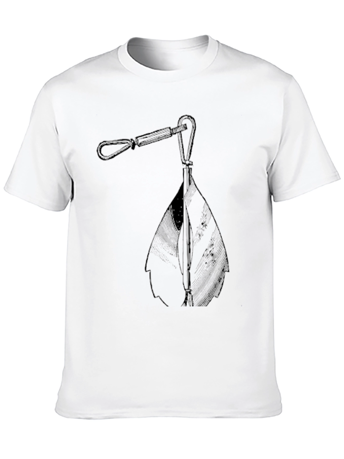 Black Graphic Tee - Pulley Design - Soft Cotton Blend view 10