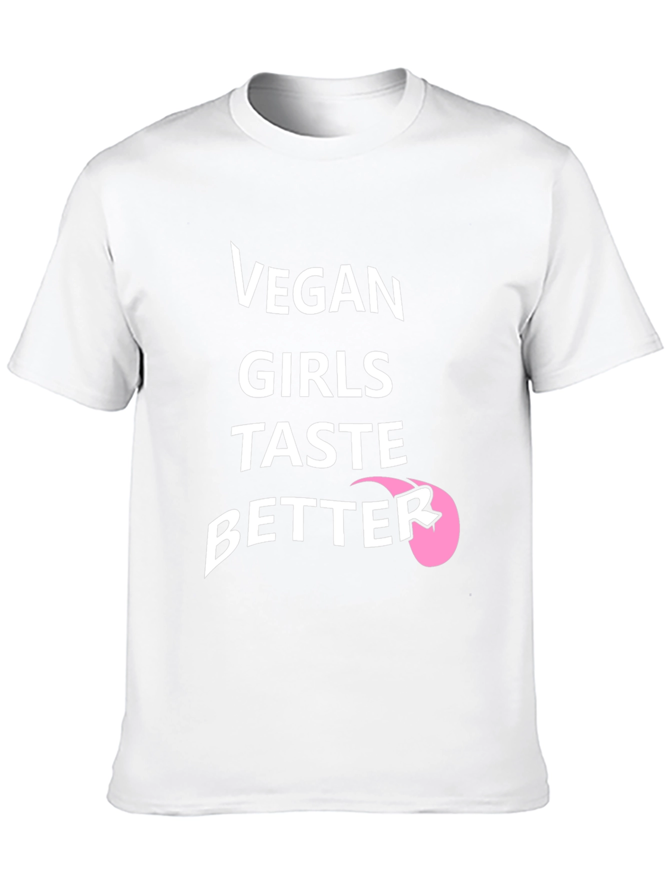 Black Vegan Girls Taste Better Black Graphic T-Shirt view 10