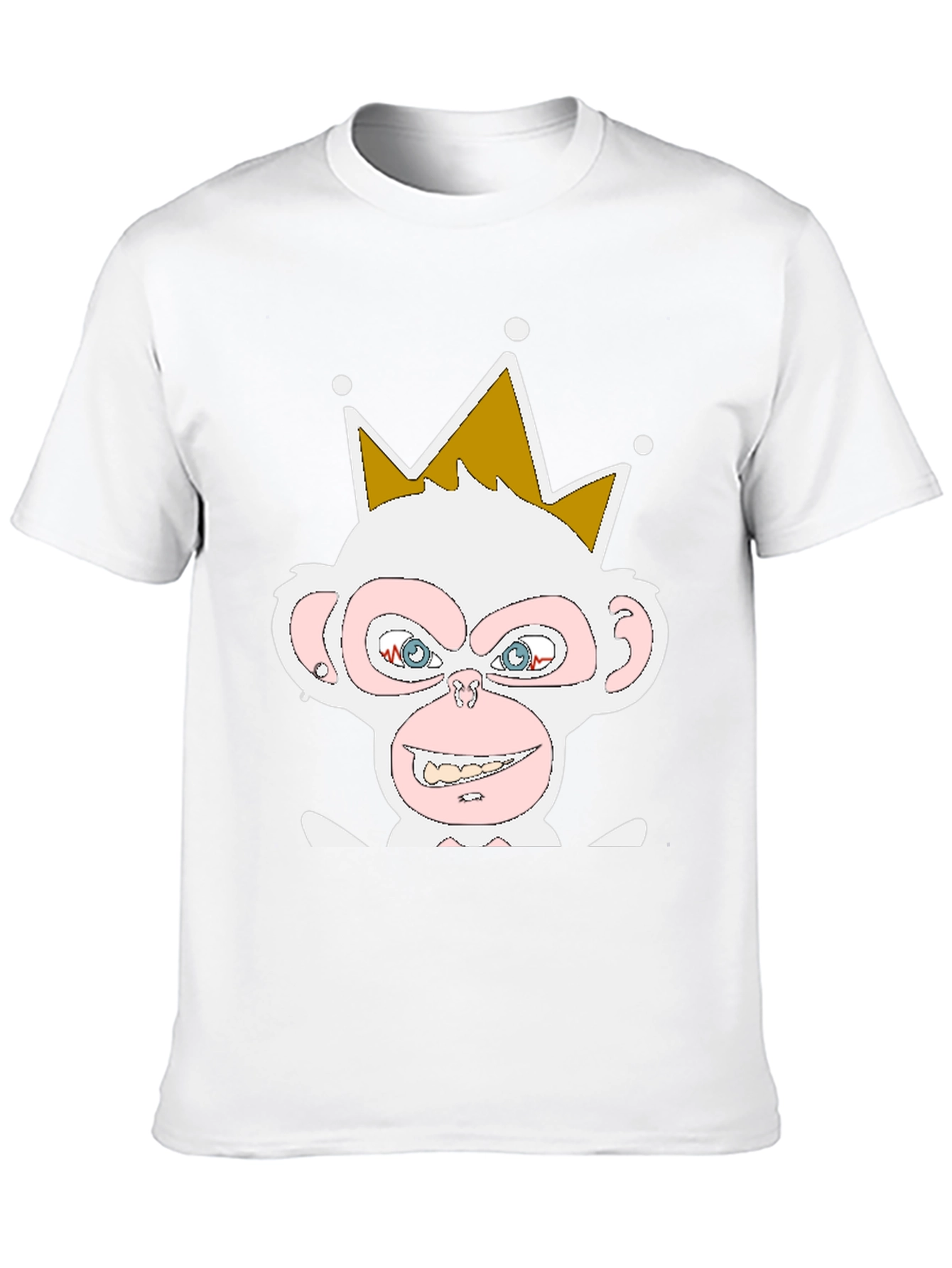 Black King Monkey T-Shirt - Cartoon Ape Tee view 10