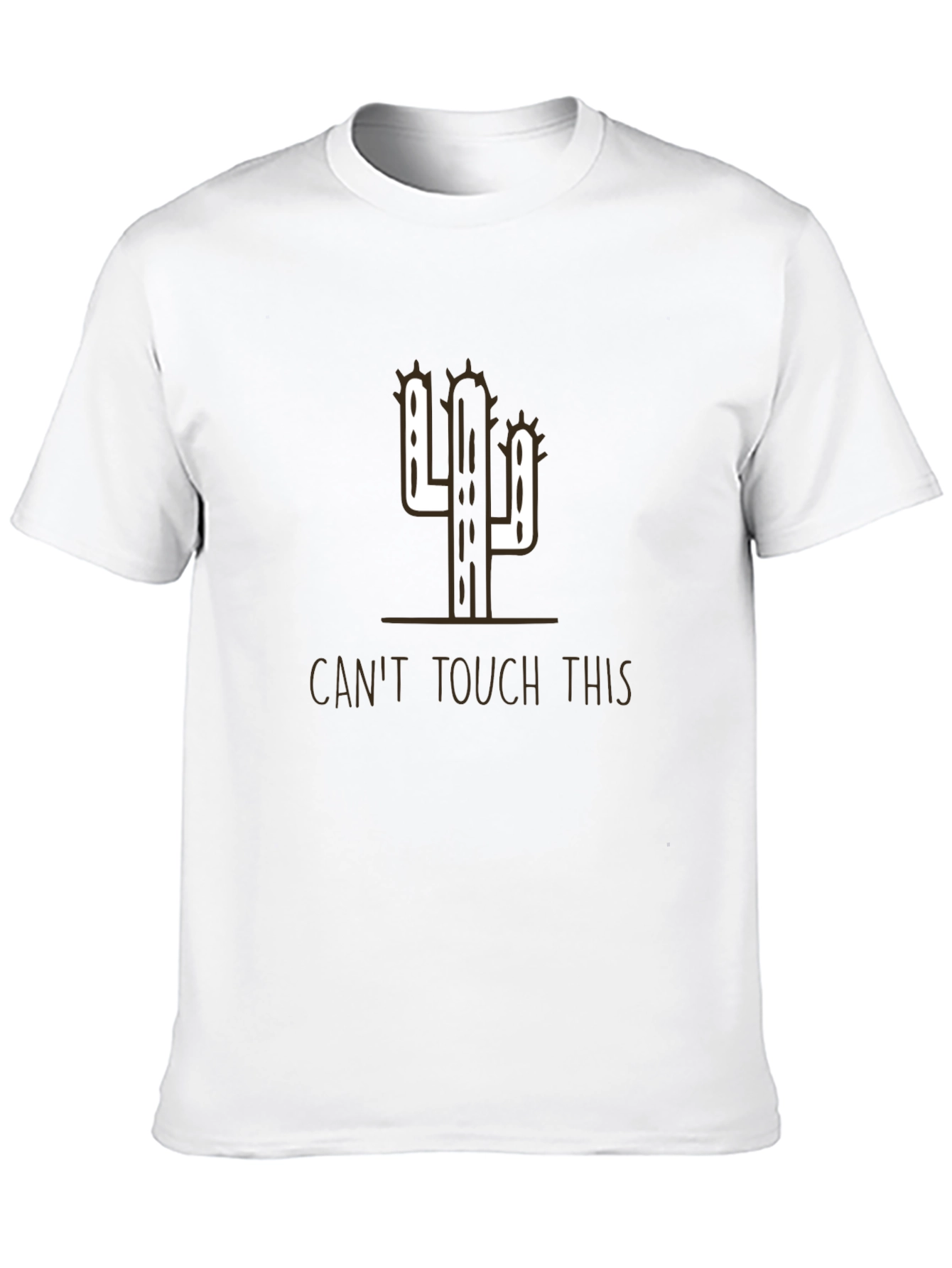 Black Cactus Humor Tee - Can't Touch This Shirt view 10