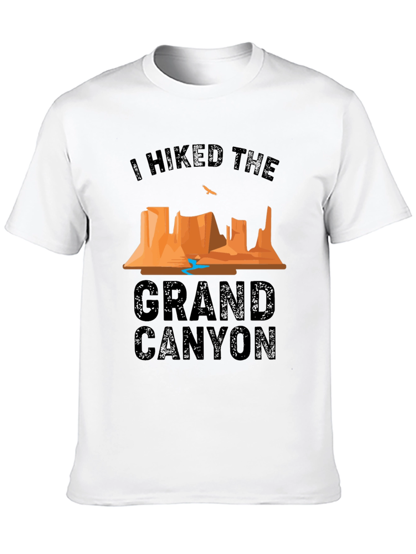 Black I Hiked The Grand Canyon Black T-Shirt view 10