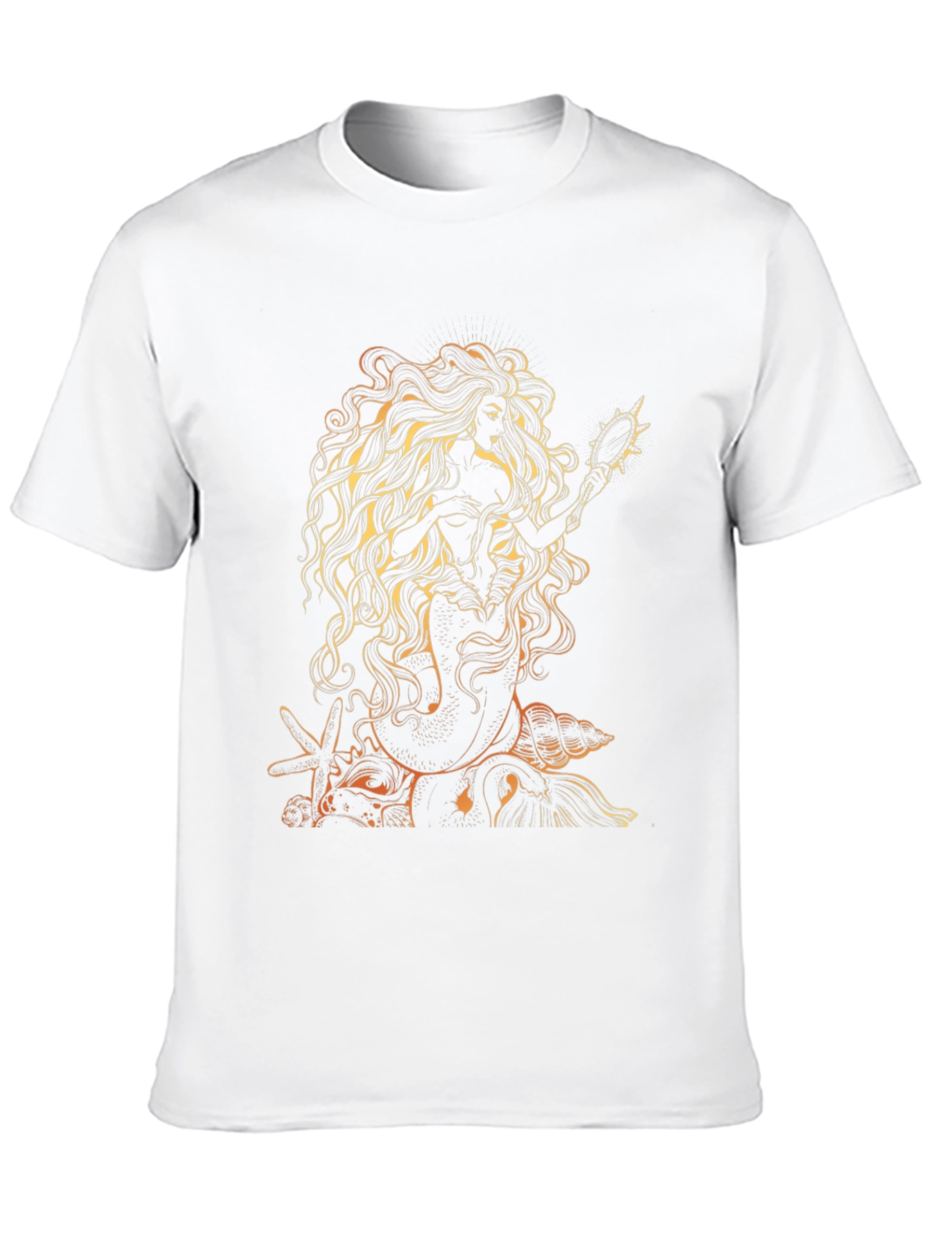 Black Mermaid Graphic Tee - Black view 10