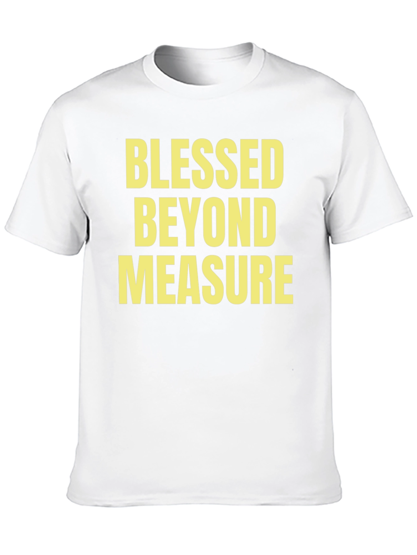 Black Blessed Beyond Measure Graphic T-Shirt view 10