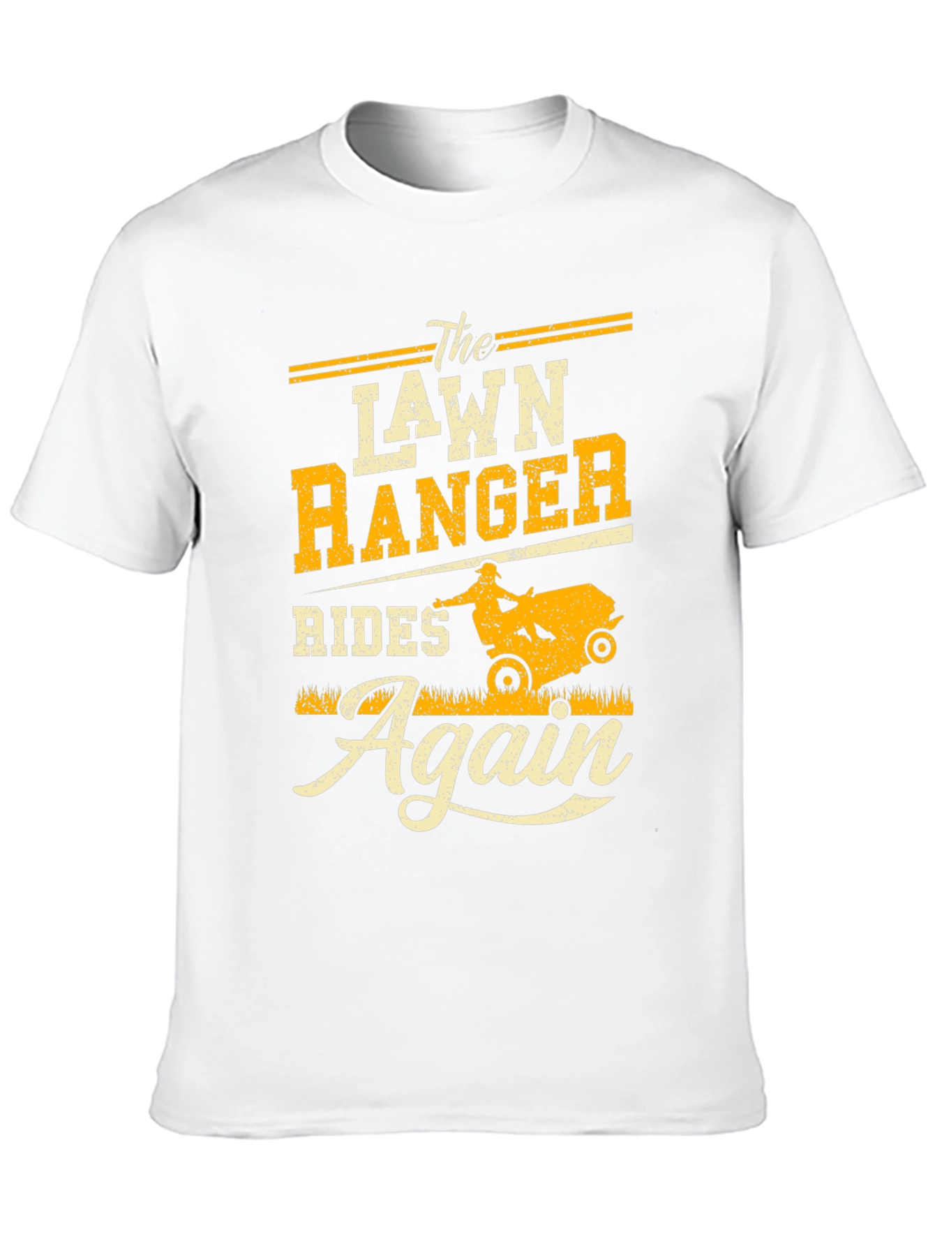 Black The Lawn Ranger Rides Again Graphic T-Shirt view 10