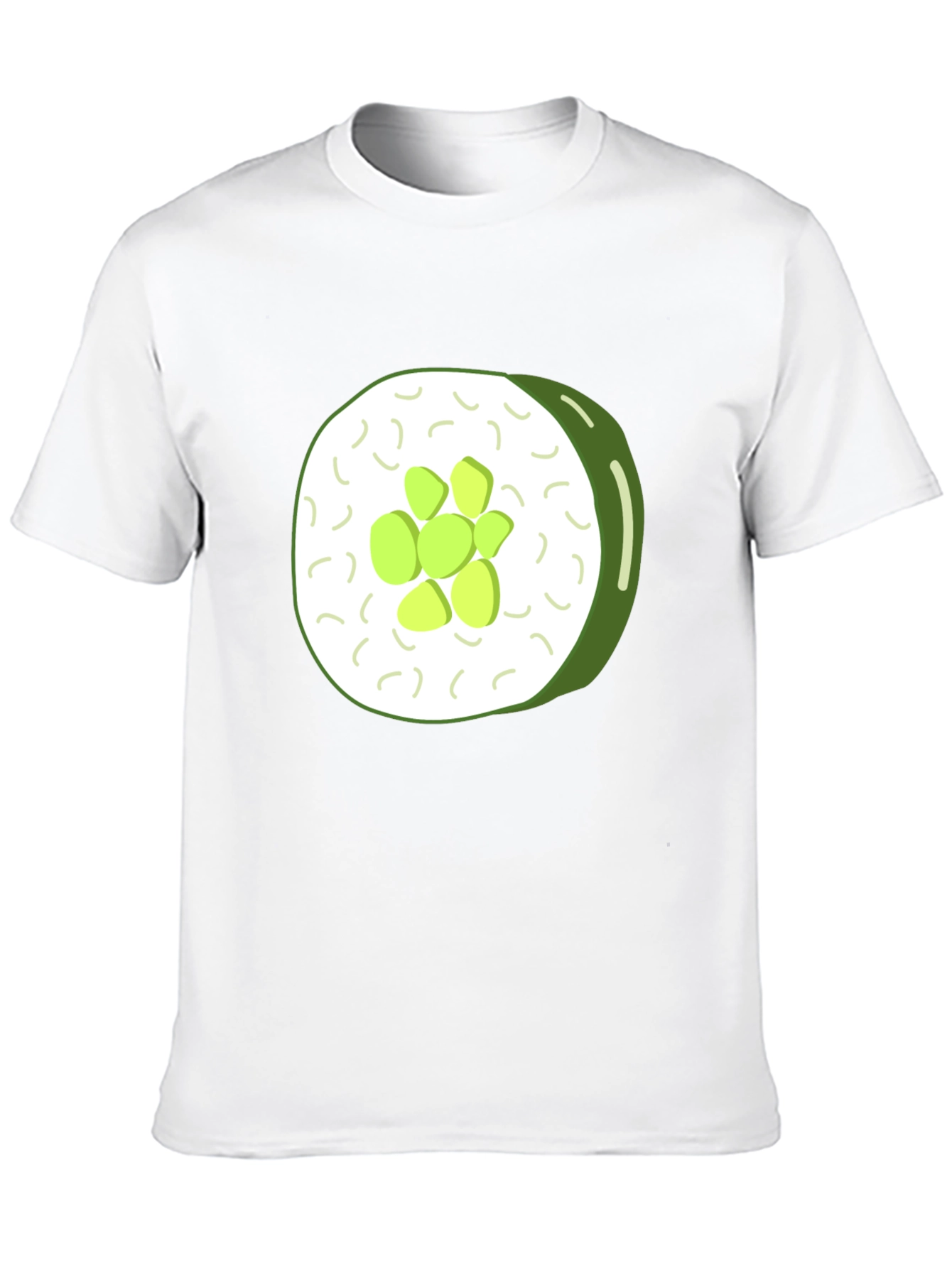 Black Sushi Roll Graphic Tee - Foodie T-Shirt view 10