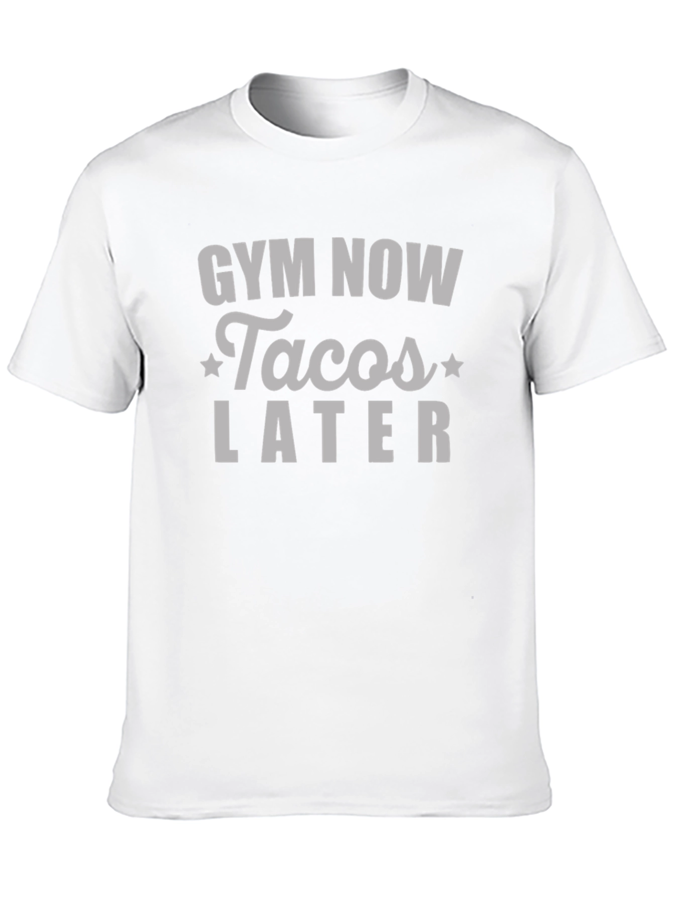 Black Gym Now Tacos Later Graphic Tee view 10