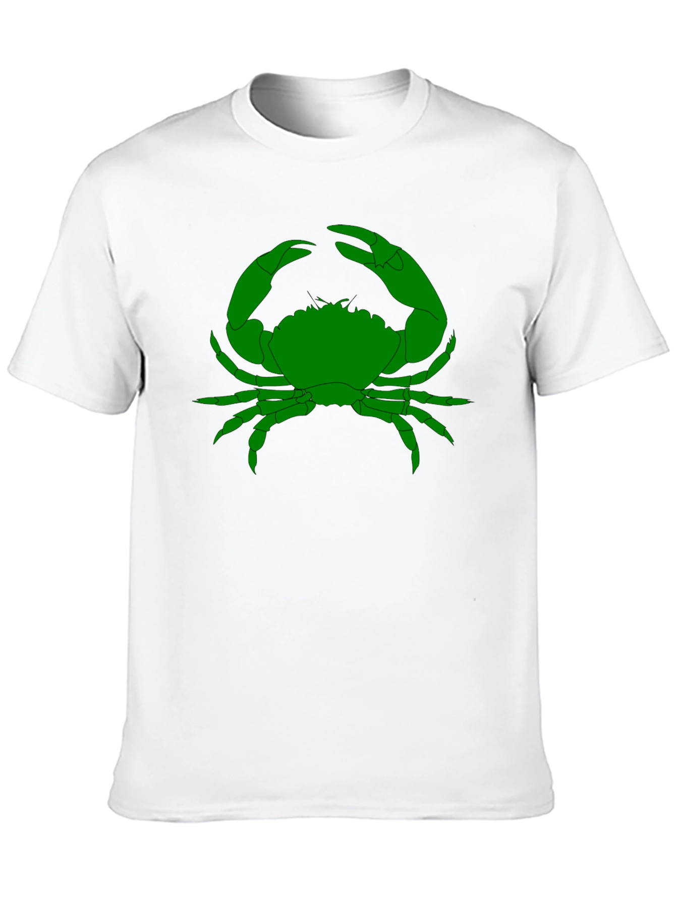 Black Green Crab Graphic T-Shirt - Black view 10