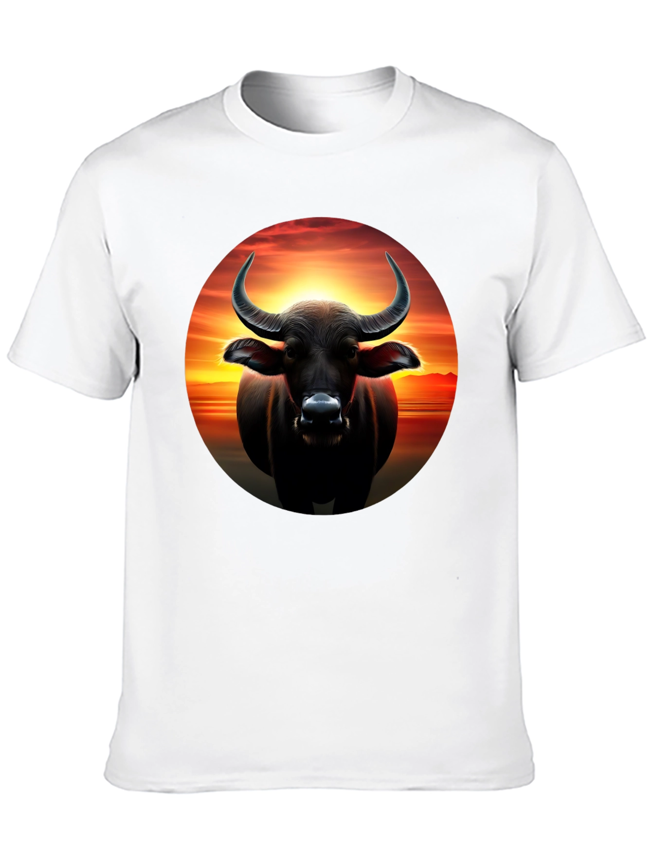 Black Buffalo Sunset Graphic Tee view 10