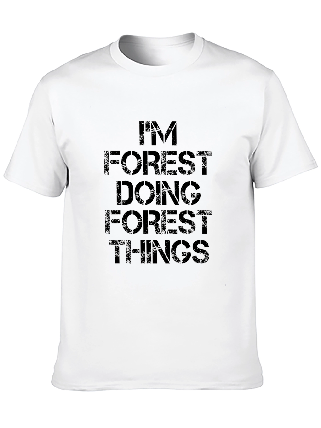 Black I'm Forest Doing Forest Things Graphic Tee view 10