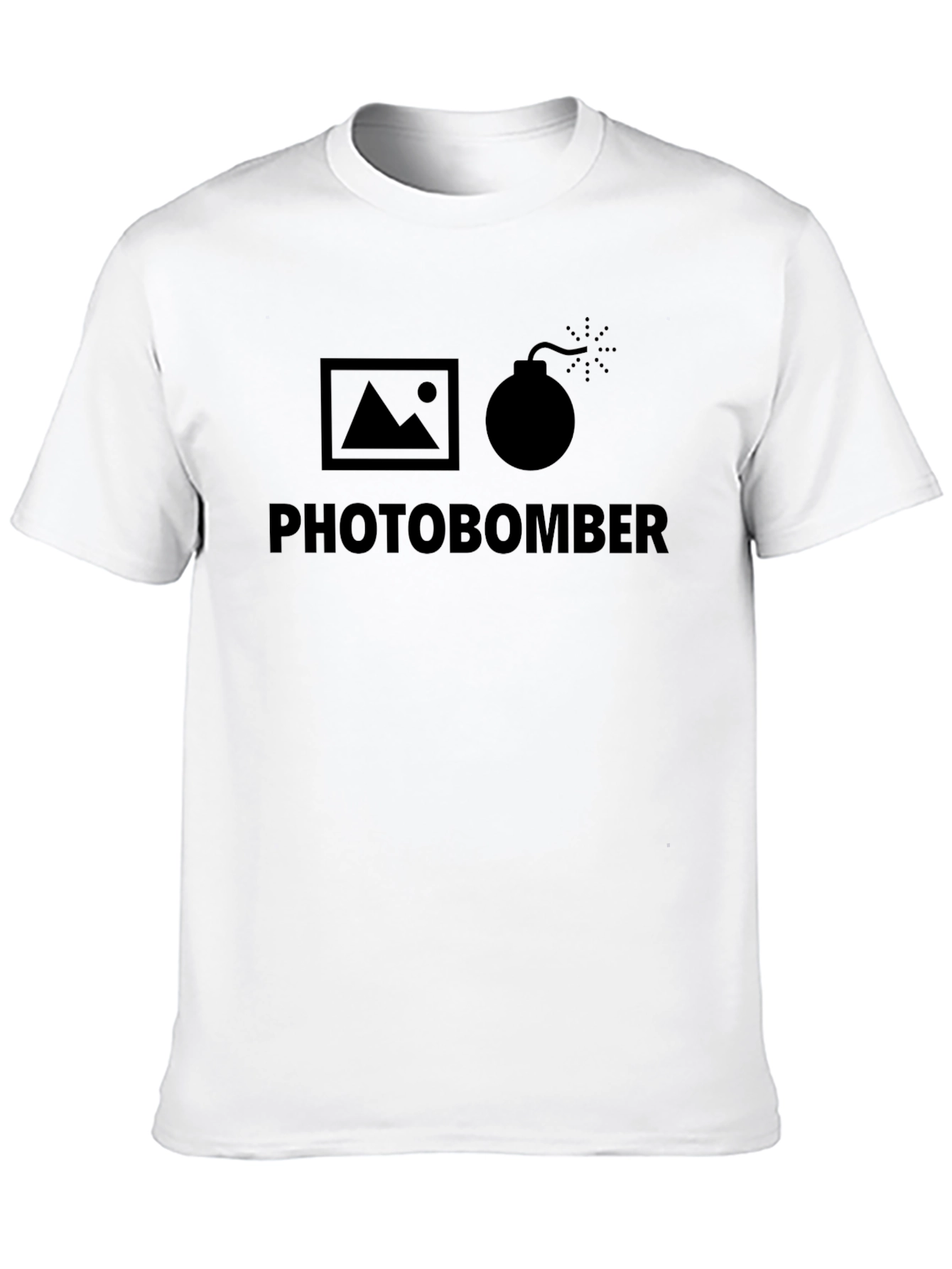 Black Photobomber Graphic T-Shirt - Funny Photography Humor Tee view 10