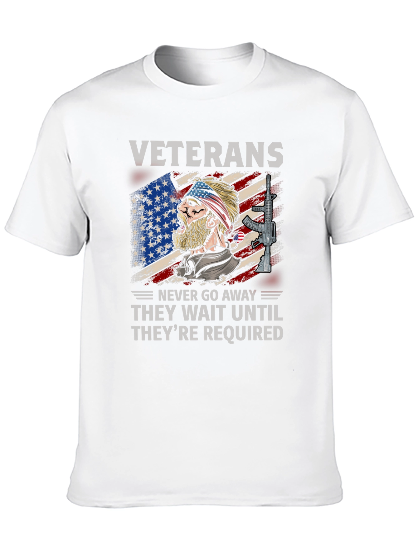 Veterans Never Go Away T-Shirt - 10