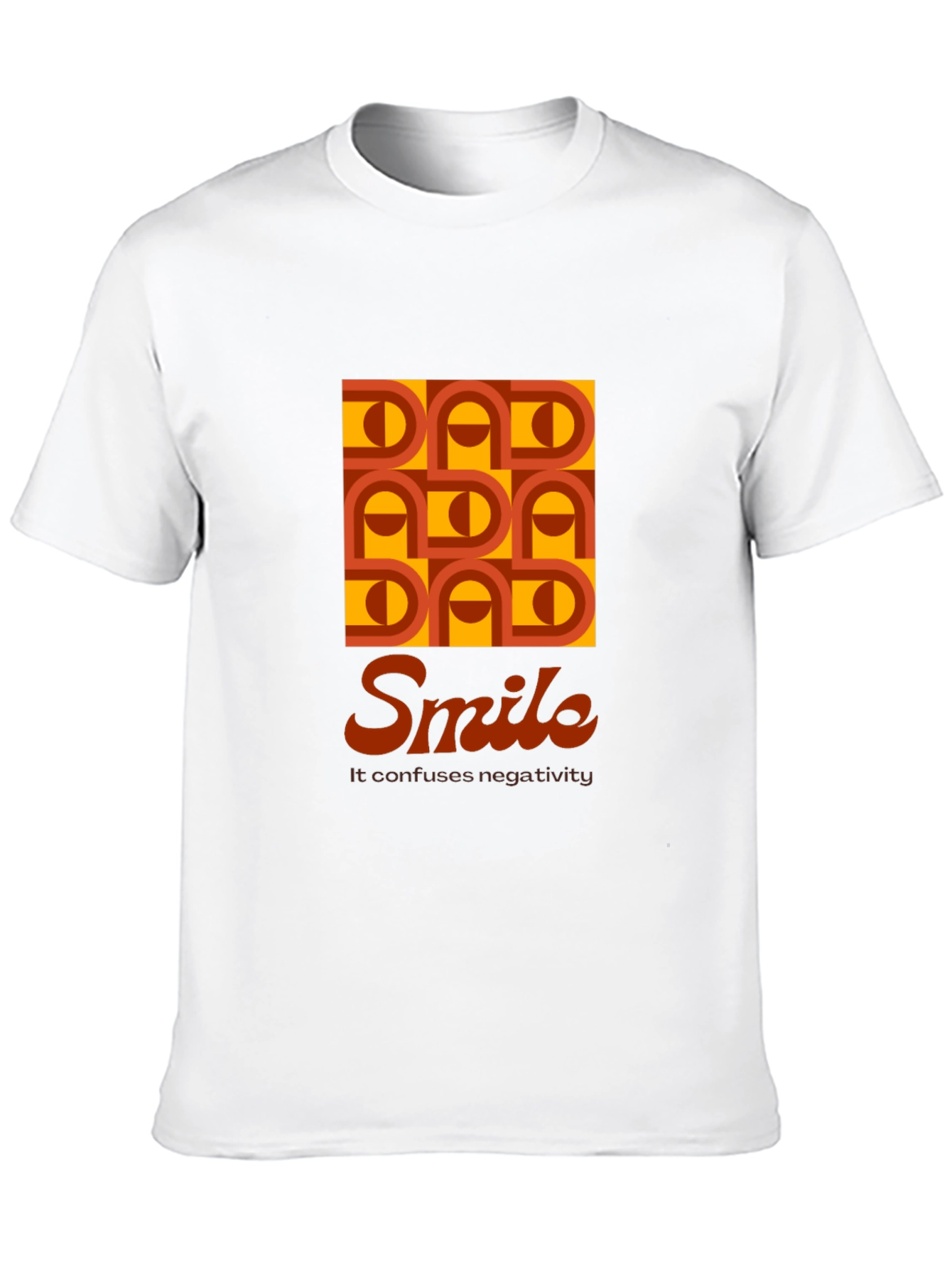 Black Dad Smile Graphic T-Shirt - Retro Style, Soft Cotton view 10