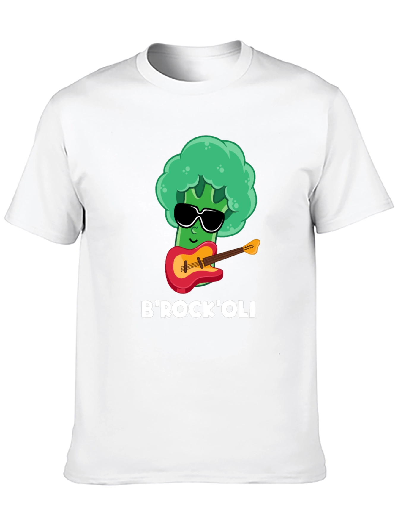 Black B'Rock'Oli Broccoli Rock Band T-Shirt view 10